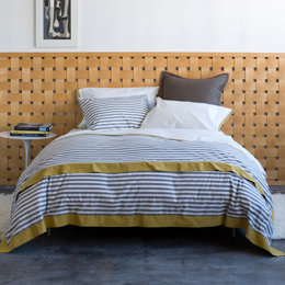 Draper Stripe Ash Duvet Cover