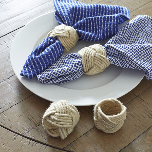 Birch Lane Jute Woven Napkin Rings Birch Lane