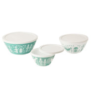 6 Piece Vintage Charm Risen Shine Mixing Bowl Set