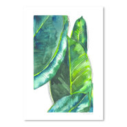 Banana Leaves Poster Gallery by Claudia Liebenberg Painting Print