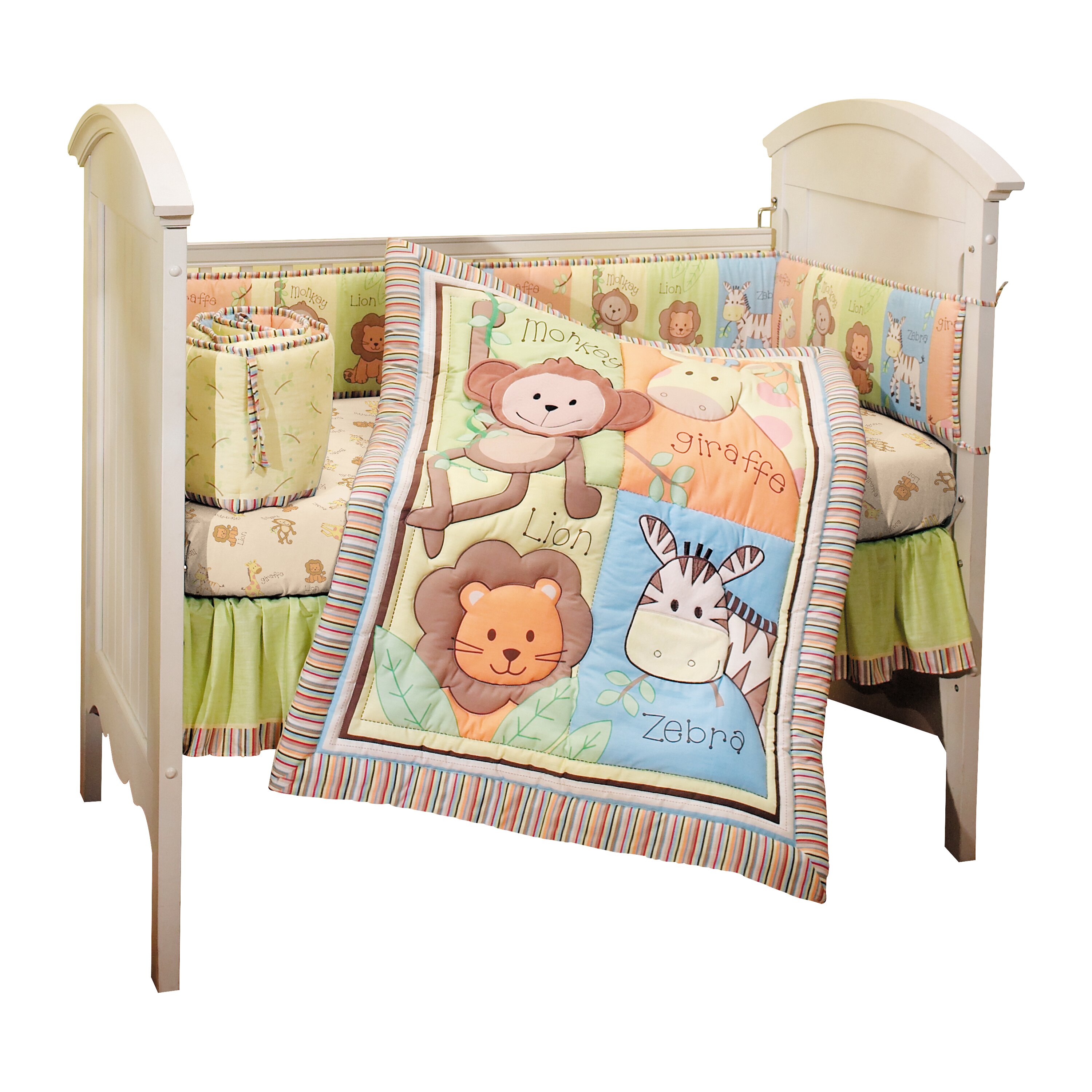 Summer Infant Monkey Jungle 4 Piece Crib Bedding Set & Reviews Wayfair