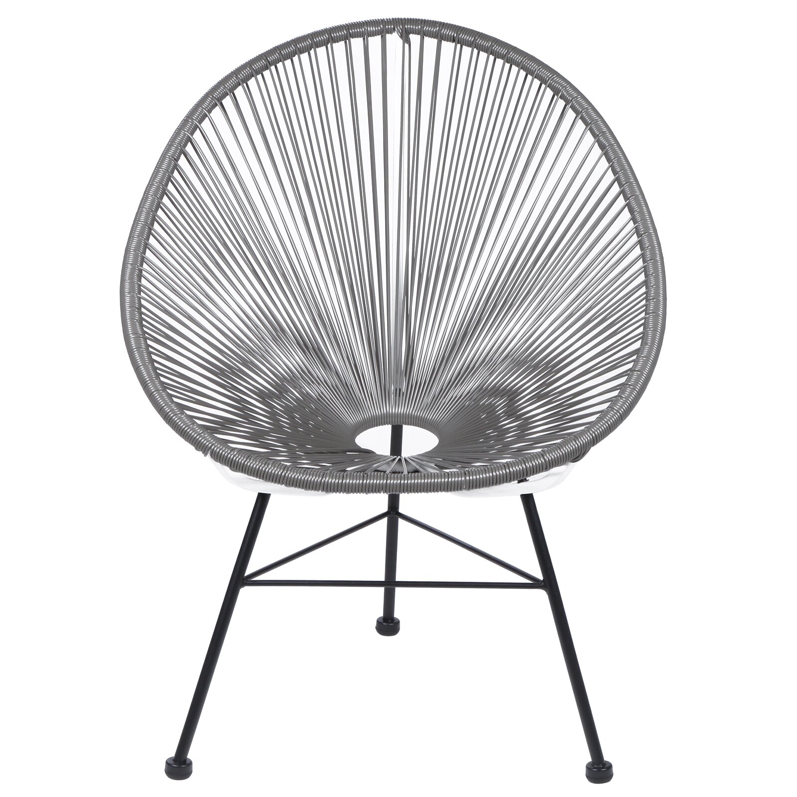 PoliVaz Acapulco Wire Basket Lounge Chair Indoor/Outdoor Stackable ...