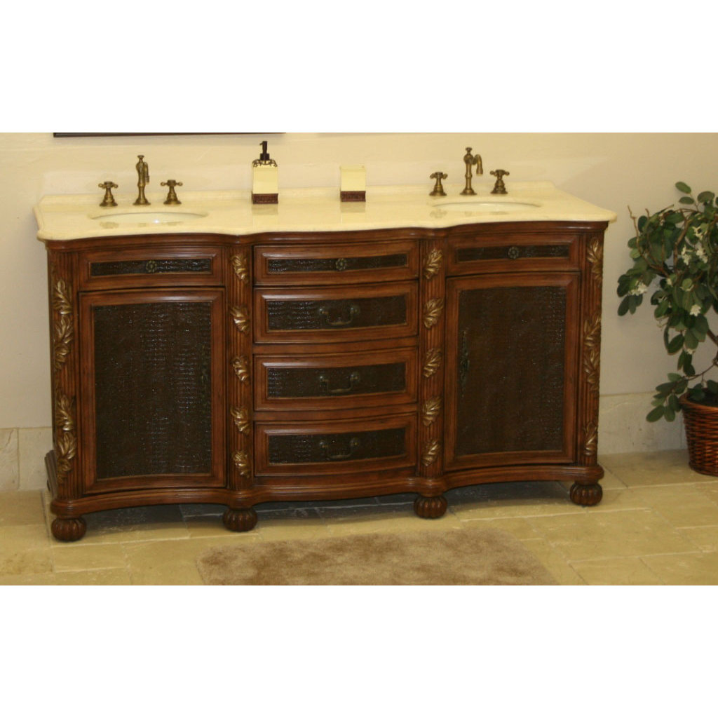 B&I Direct Imports Blackburn 67" Double Bathroom Vanity Set & Reviews