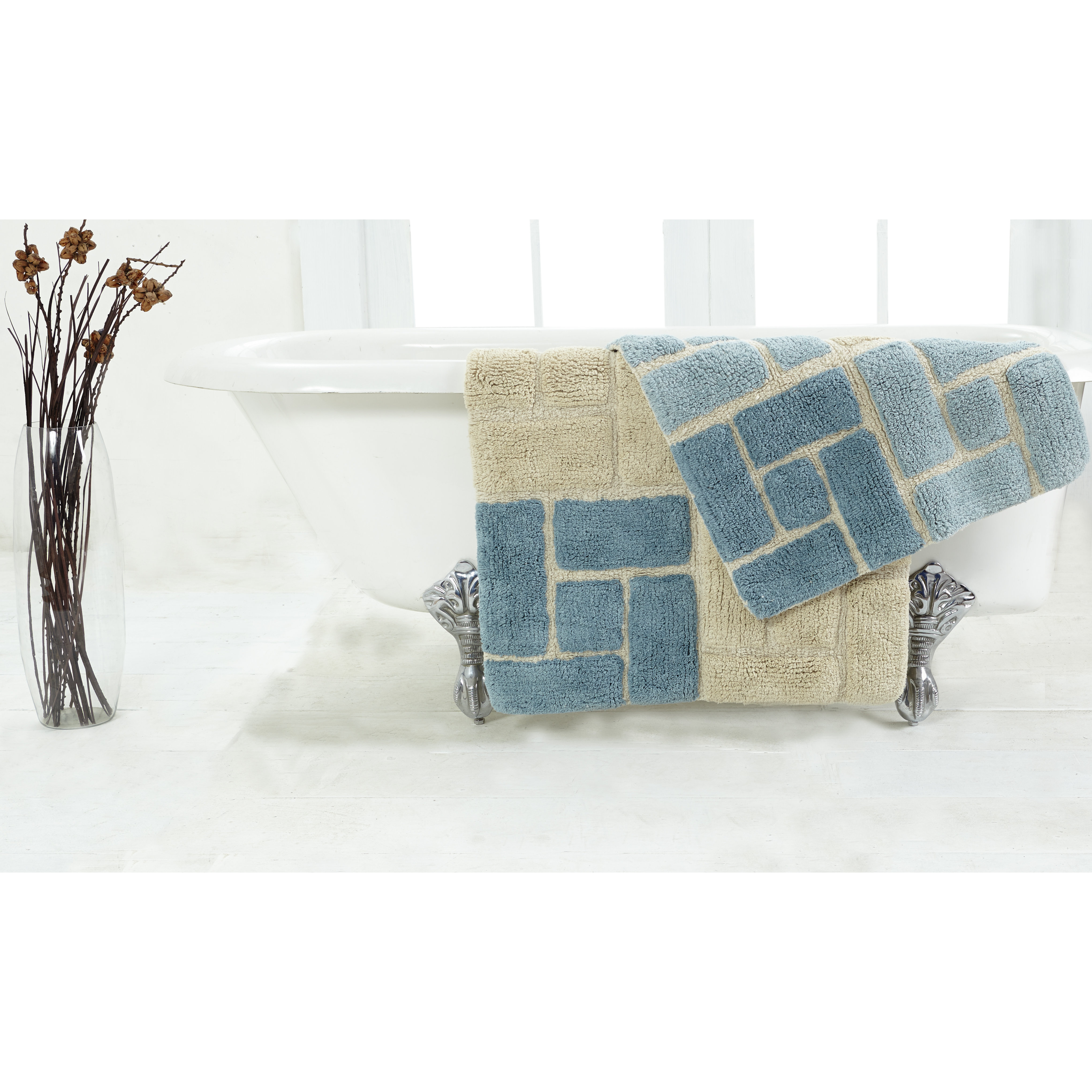 Chesapeake Berkeley 2 Piece Bath Rug Set & Reviews Wayfair