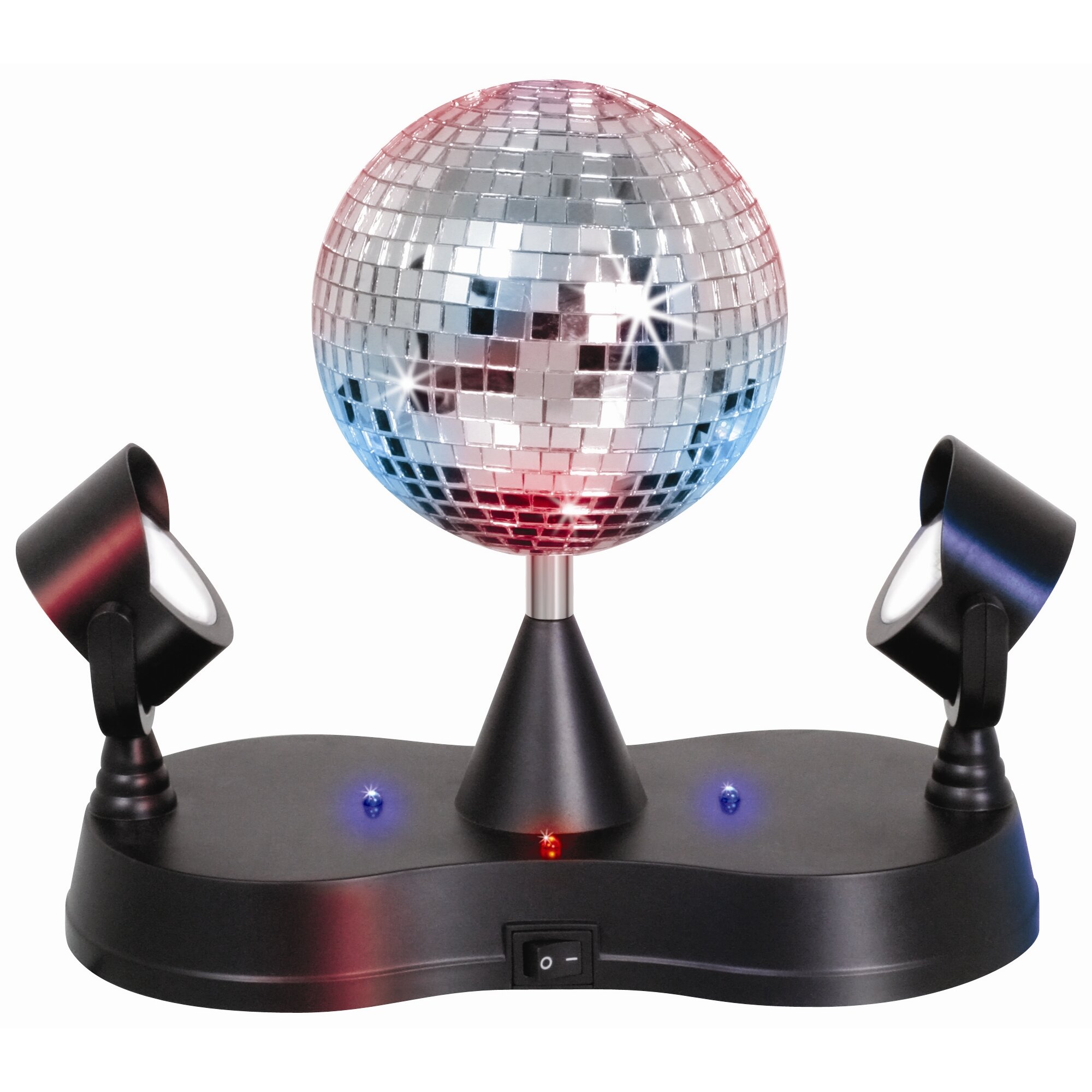 LumiSource Novelty Lighting Disco Ball 9.5" H Table Lamp with Globe