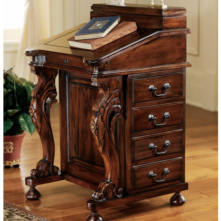 Design Toscano The Captain's Davenport Hinged Top Desk & Reviews Wayfair