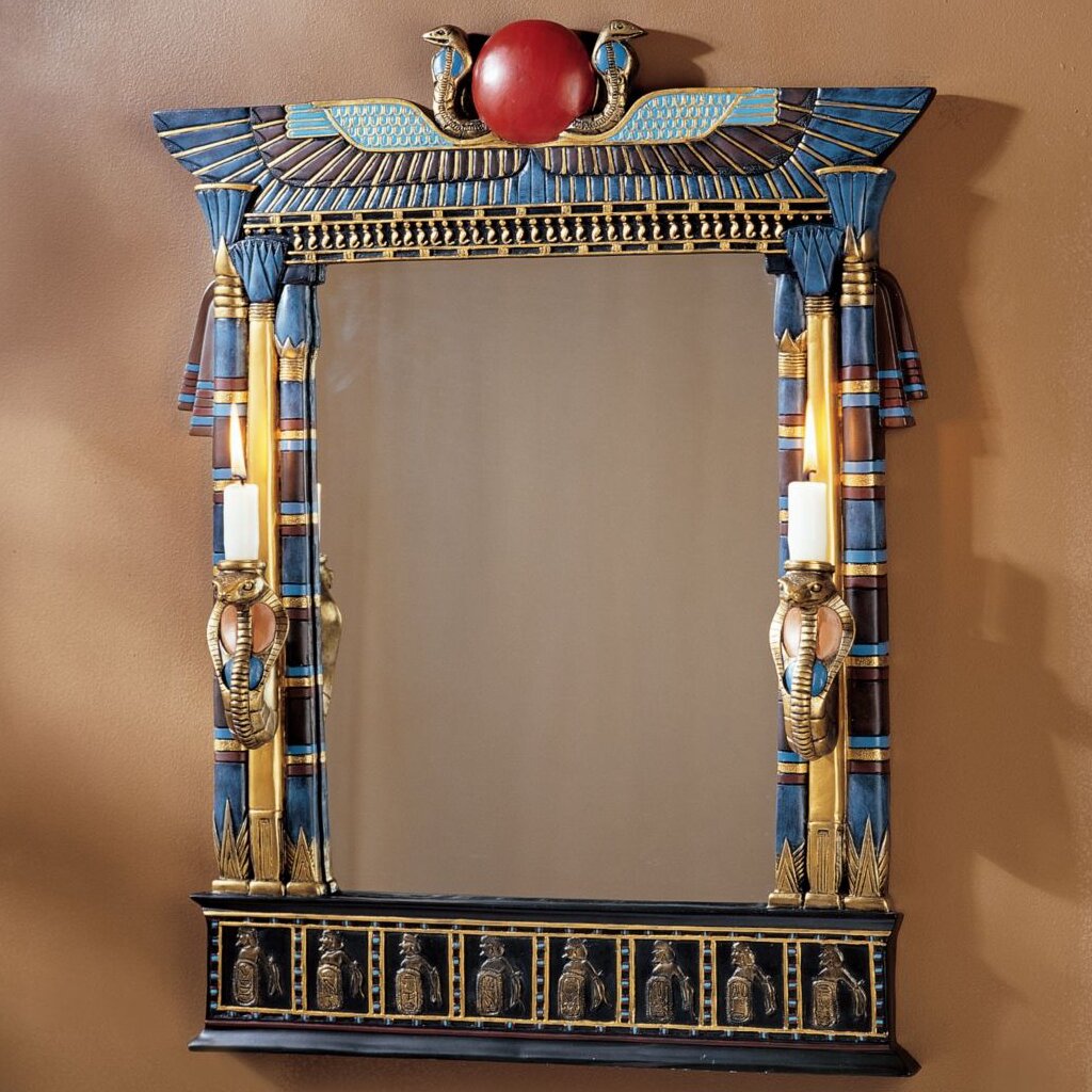 Design Toscano Egyptian Wall Mirror & Reviews | Wayfair