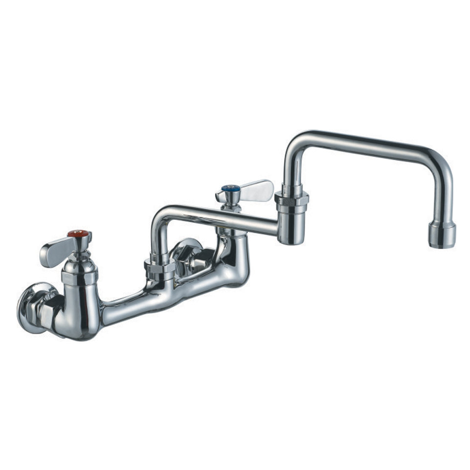 ... Laundry Double Handle Wall Mount Utility Faucet & Reviews Wayfair