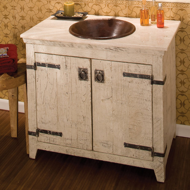 Americana 36.5" Palomar Whitewash Vanity Set Wayfair