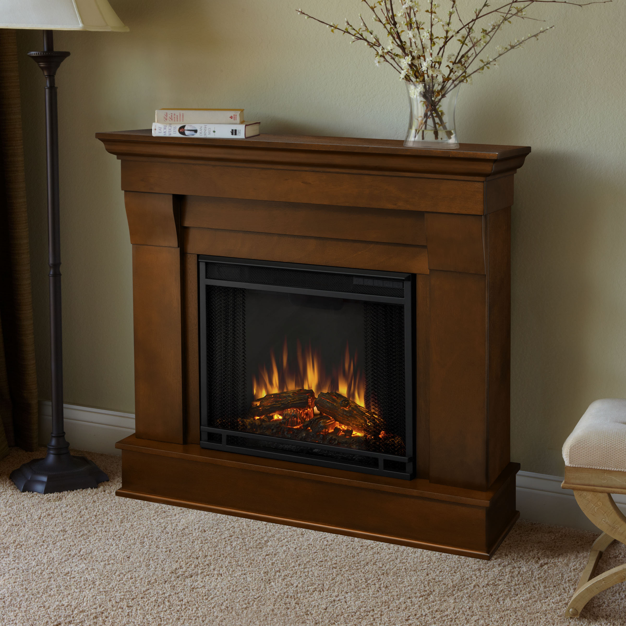 Real Flame Chateau Electric Fireplace & Reviews Wayfair