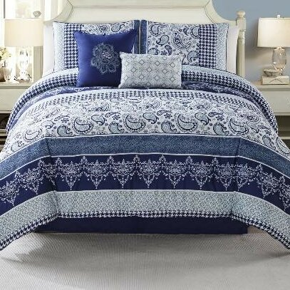 Harper 7 Piece Queen Comforter Set | Wayfair