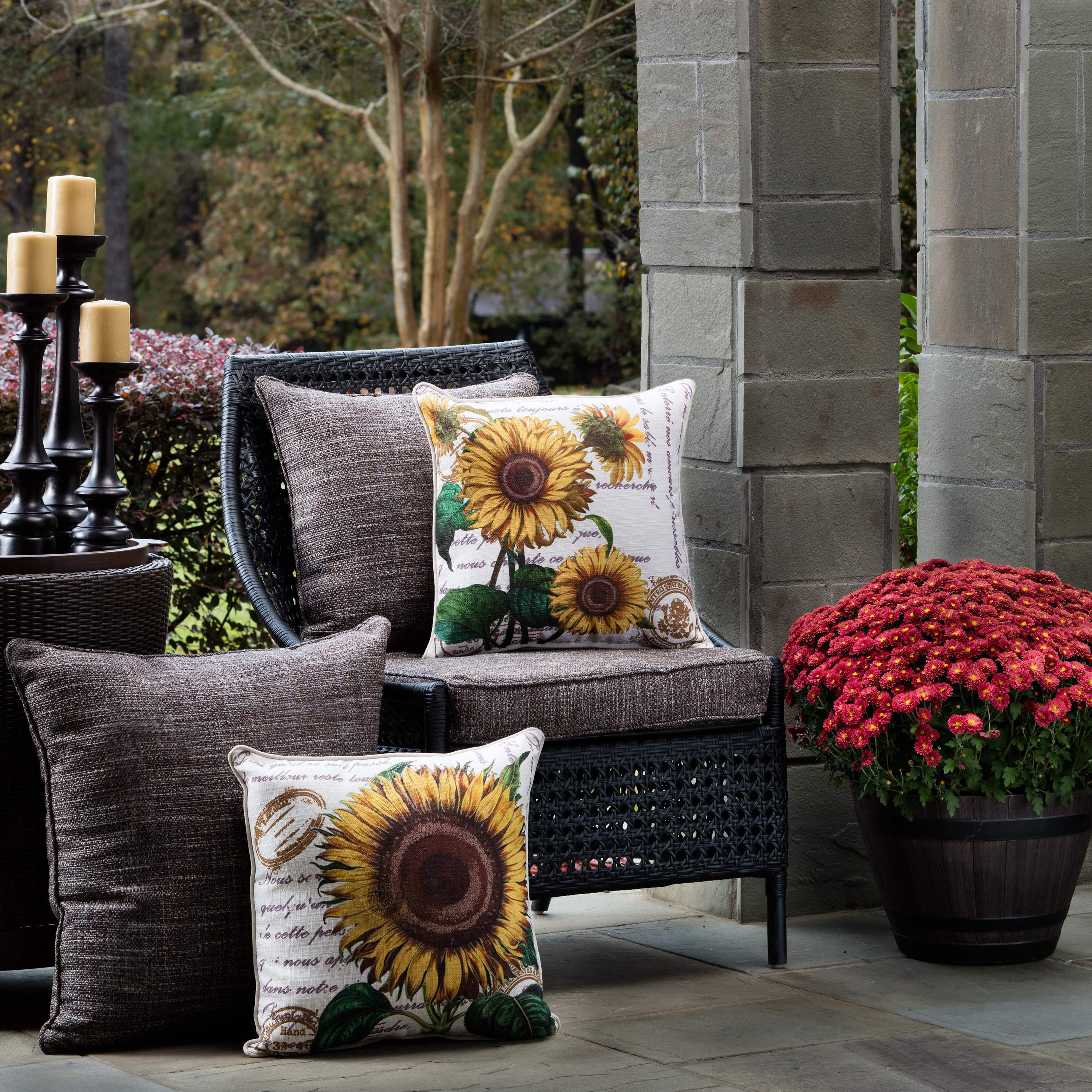 Sunflowers Throw Pillow Wayfair