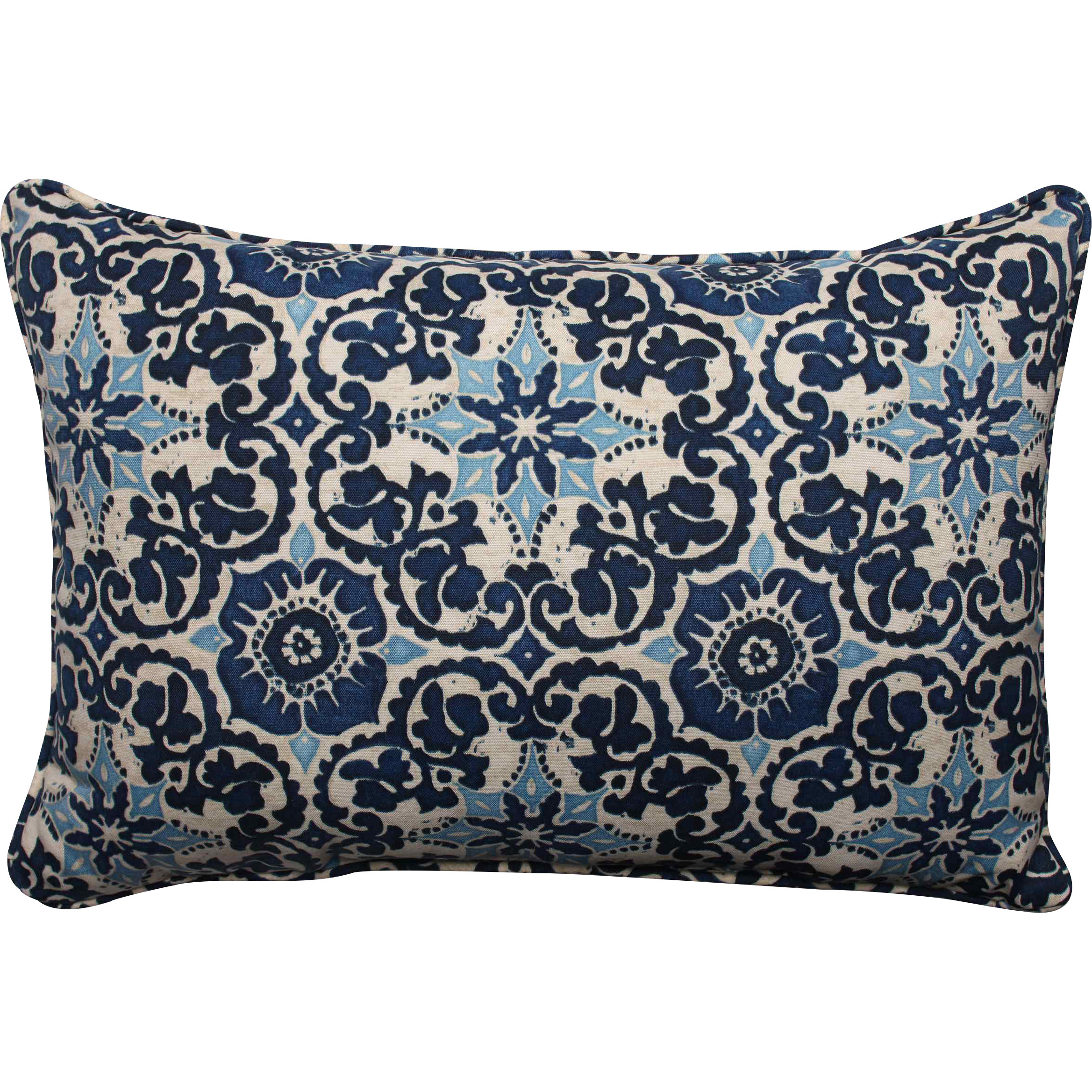 Pillow Perfect Woodblock Indoor/Outdoor Throw Pillow & Reviews Wayfair