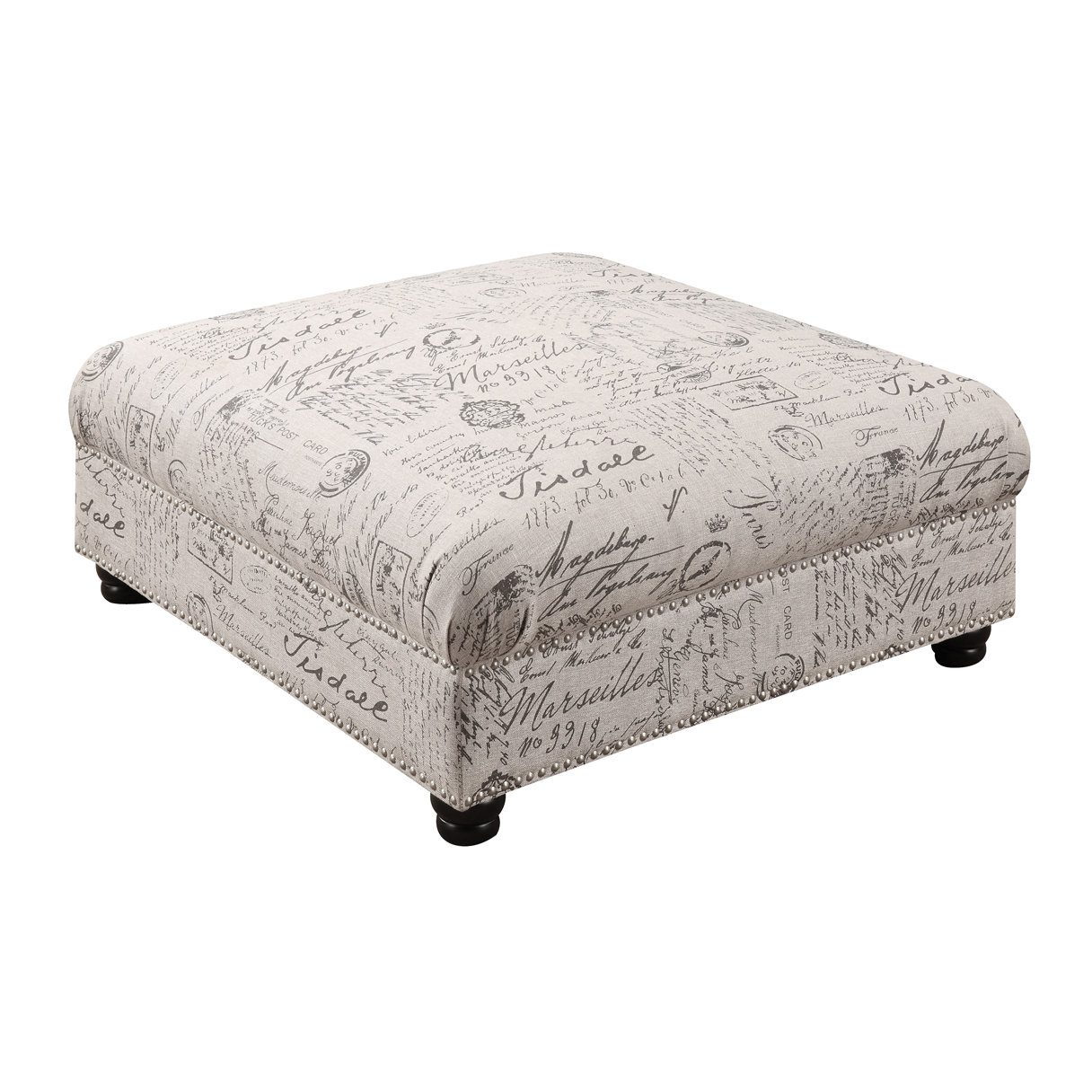 Emerald Home Furnishings Square Cocktail Ottoman & Reviews