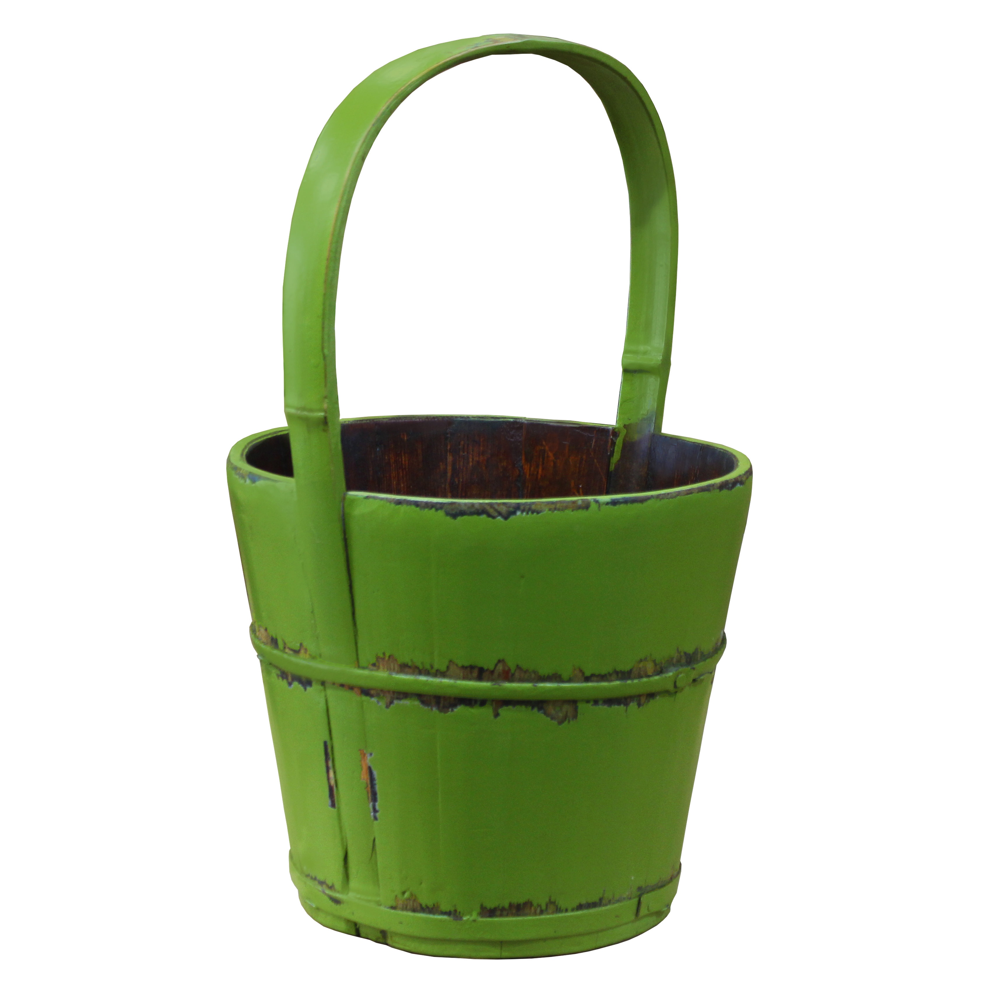 Antique Revival Vintage Water Bucket with Bamboo Handle & Reviews Wayfair