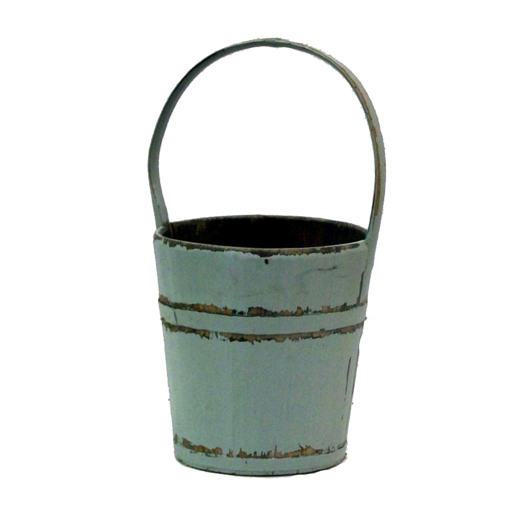 Antique Revival Vintage Water Bucket with Bamboo Handle & Reviews Wayfair