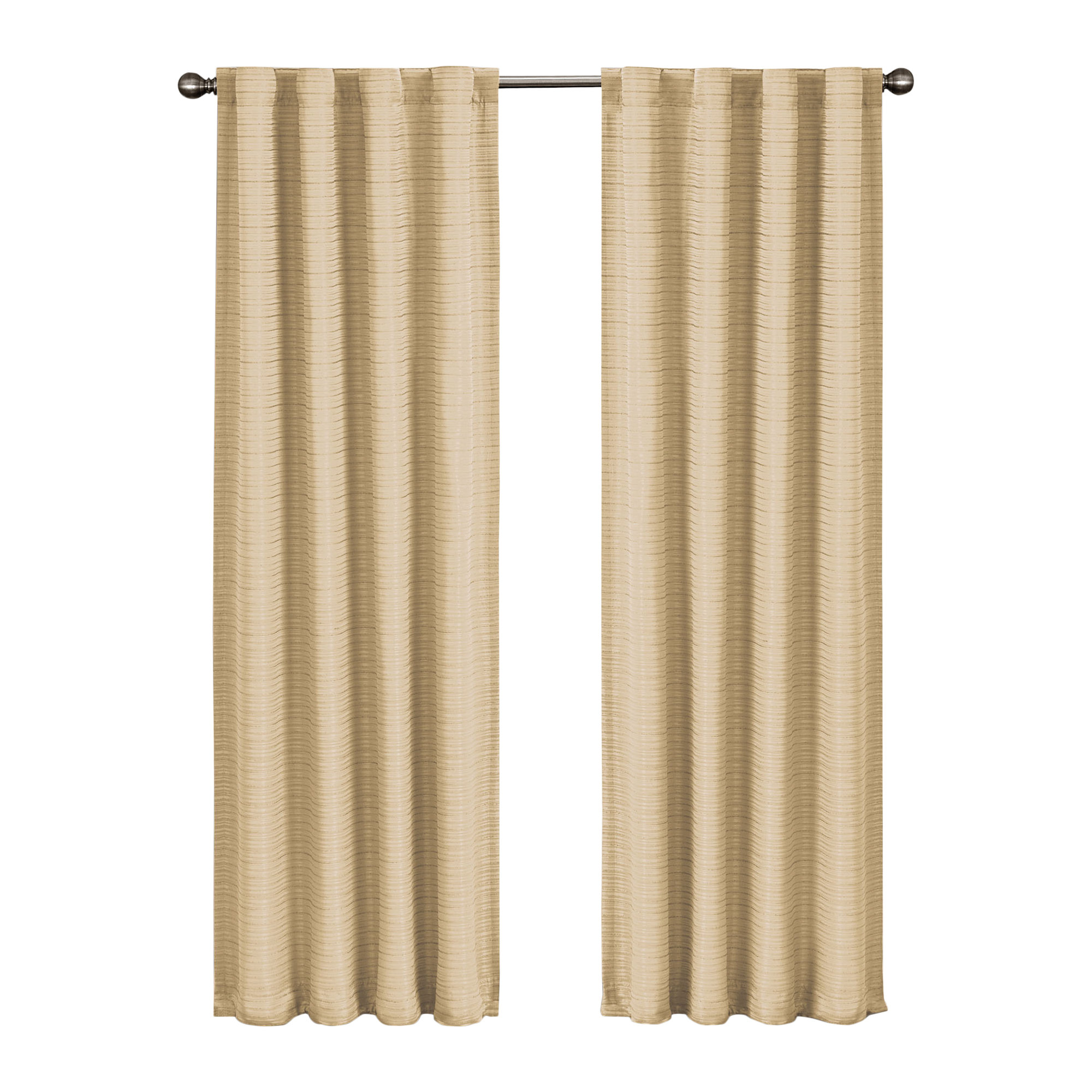 Eclipse Curtains Twist Rod Pocket Blackout Single Curtain Panel