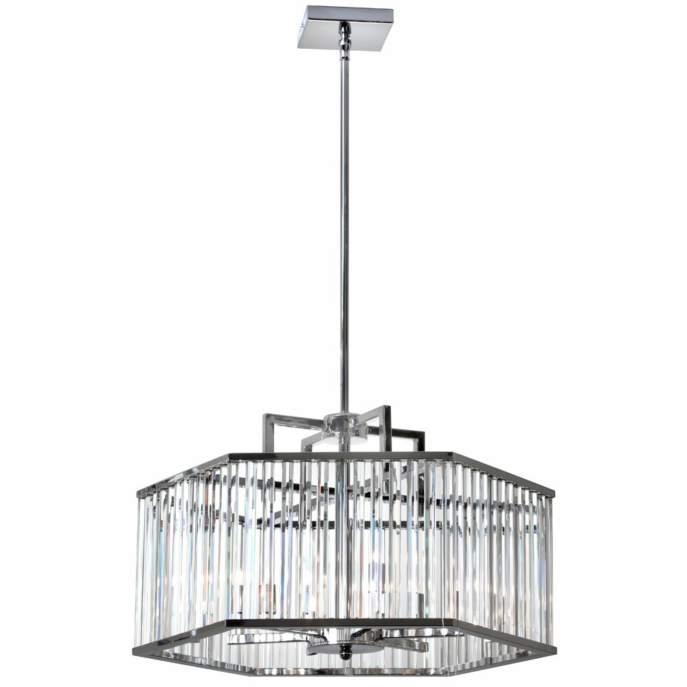 Aruba 6 Light Foyer Pendant by Dainolite