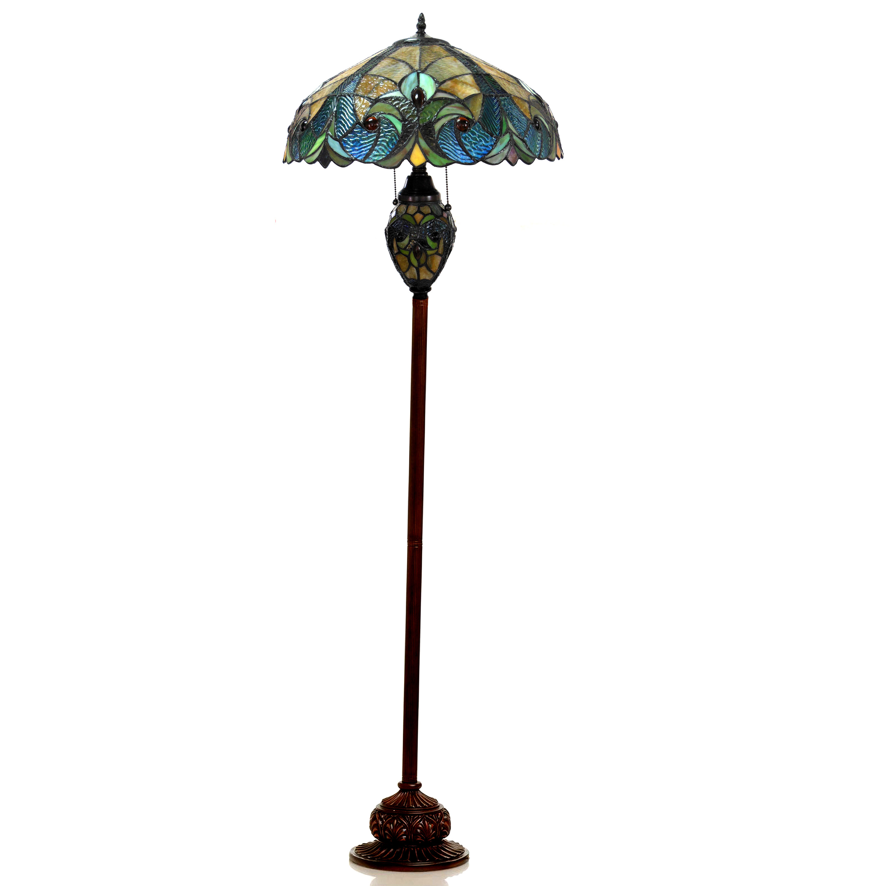 Chloe Lighting Victorian 65" Tiffany Floor Lamp & Reviews Wayfair