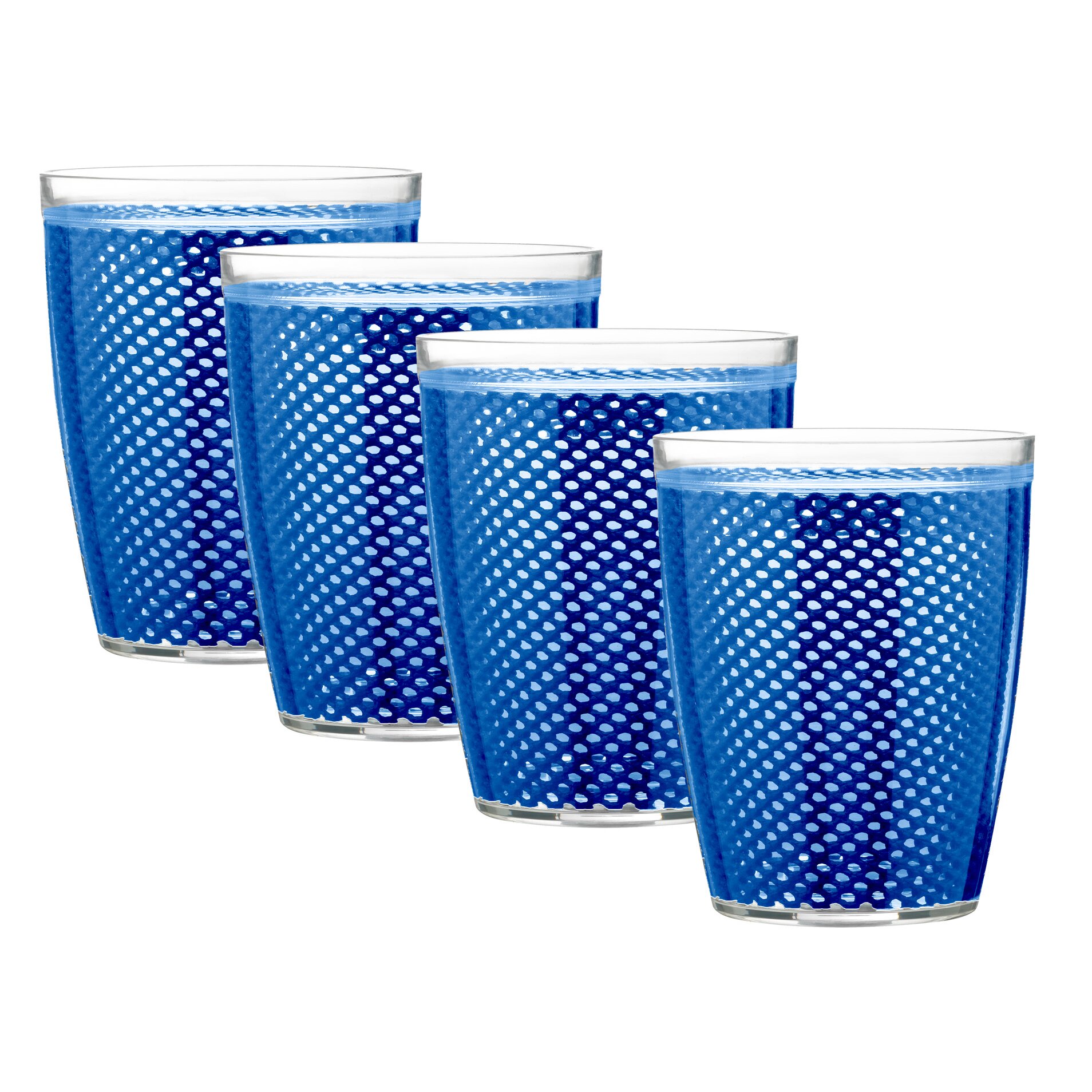 kraftware tumblers Kraftware Double Tumbler II Fishnet Insulated Wall