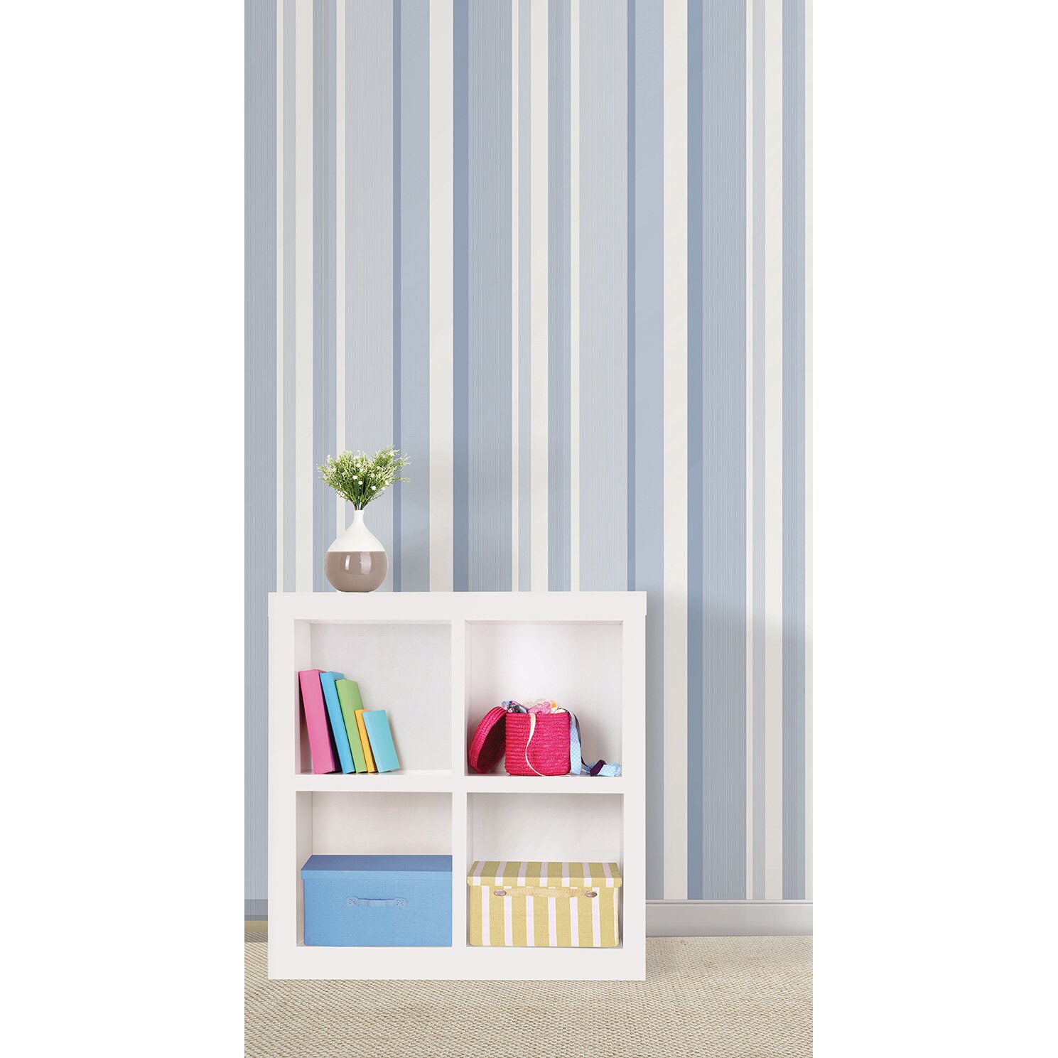 Awning Stripe Peel And Stick Wallpaper | Wayfair