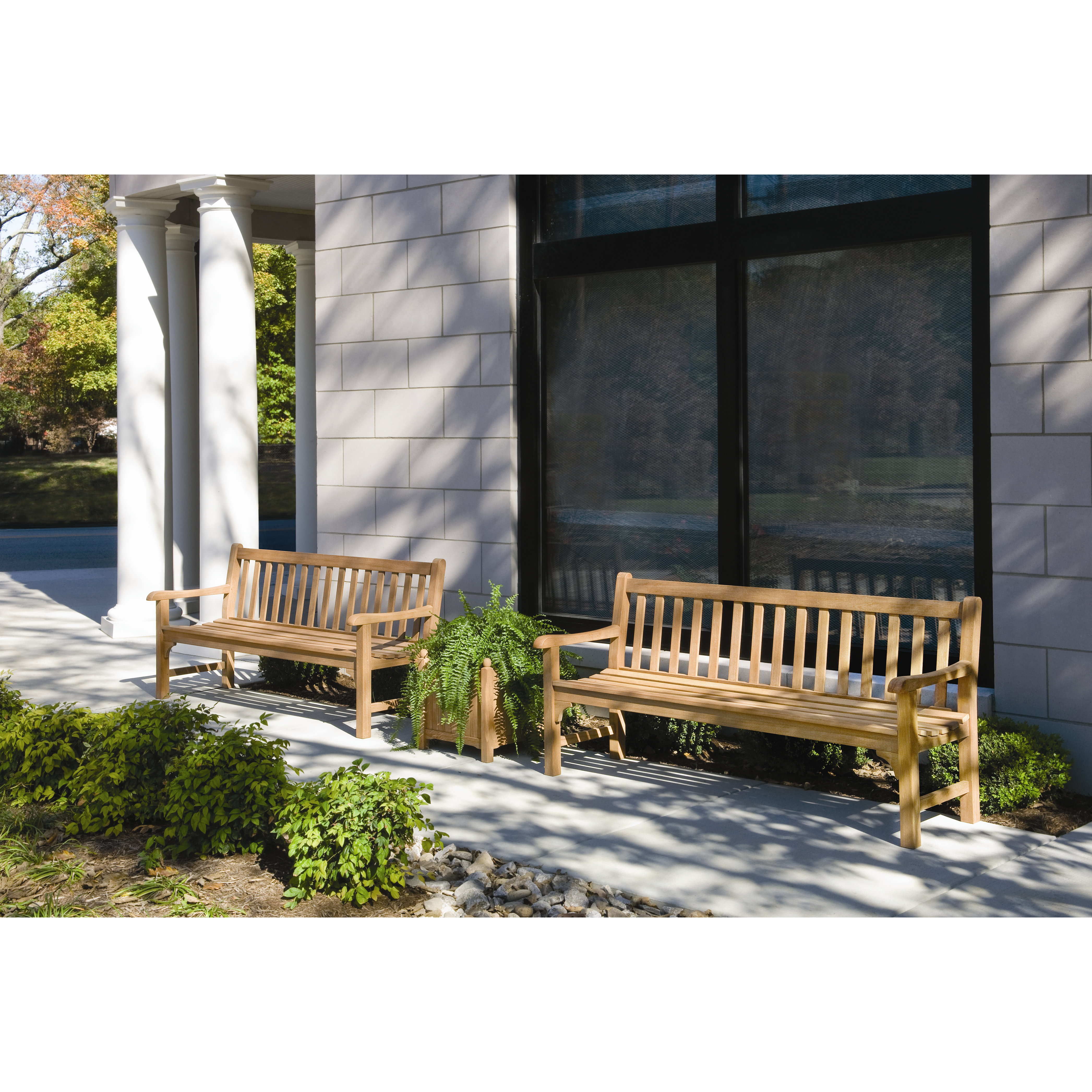 Oxford Garden Essex Wood Garden Bench & Reviews Wayfair