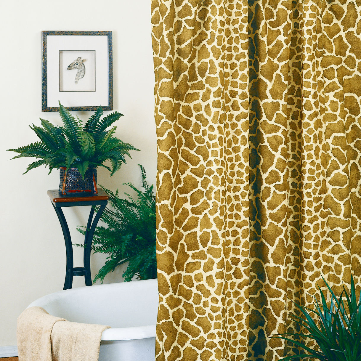 Giraffe Shower Curtain Wayfair