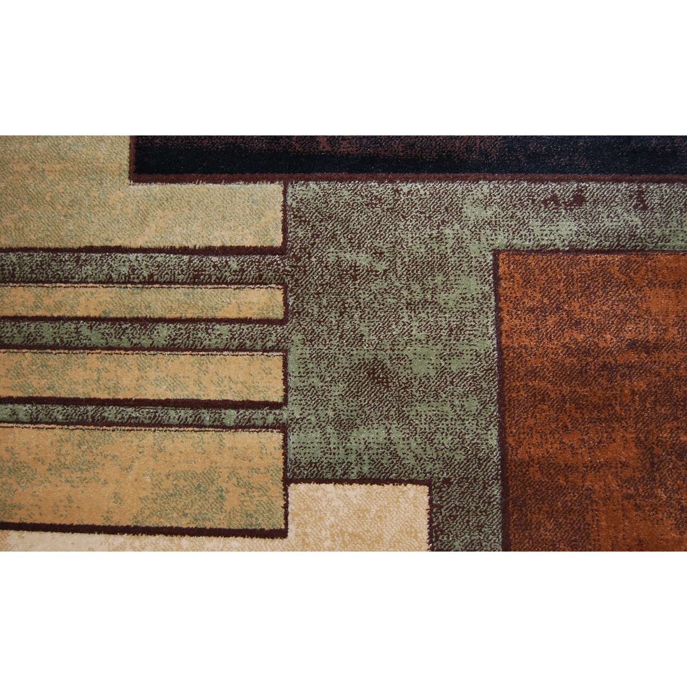 Home Dynamix Tribeca Earthtone Blocks Runner Area Rug & Reviews Wayfair