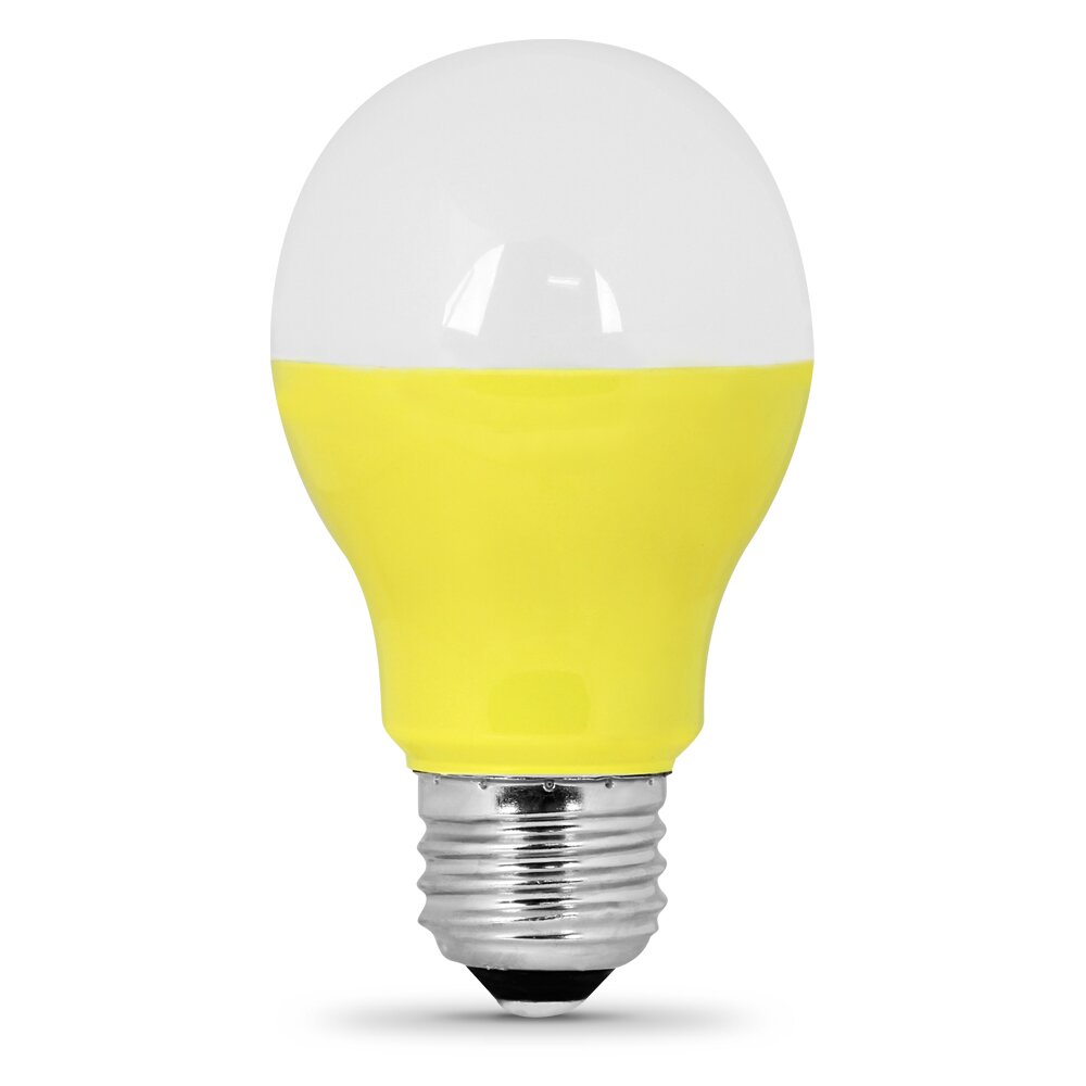 3W Yellow 120-Volt LED Light Bulb | Wayfair