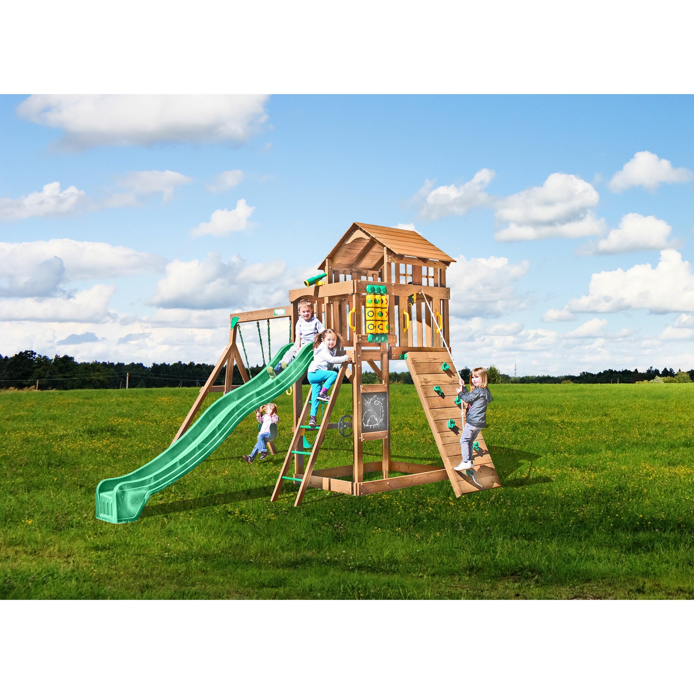 Creative Playthings Seminole Swing Set & Reviews Wayfair