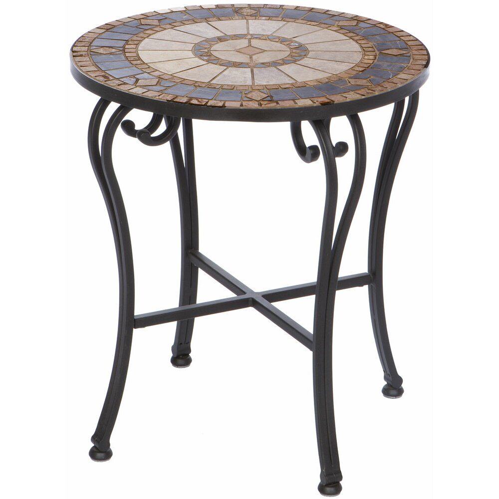 Compass Mosaic Side Table | Wayfair