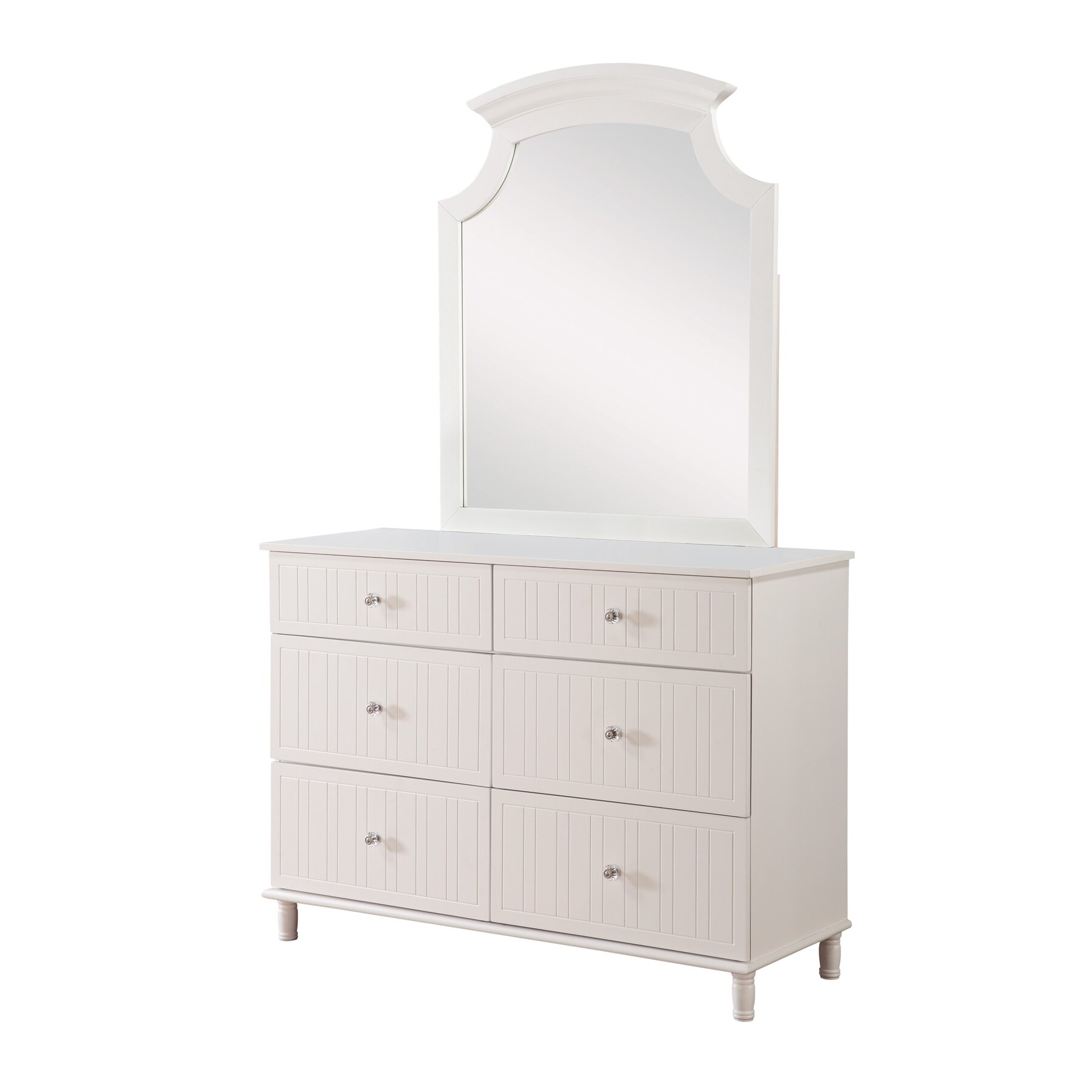 Wildon Home ® 6 Drawer Dresser With Mirror And Reviews Wayfair 1042