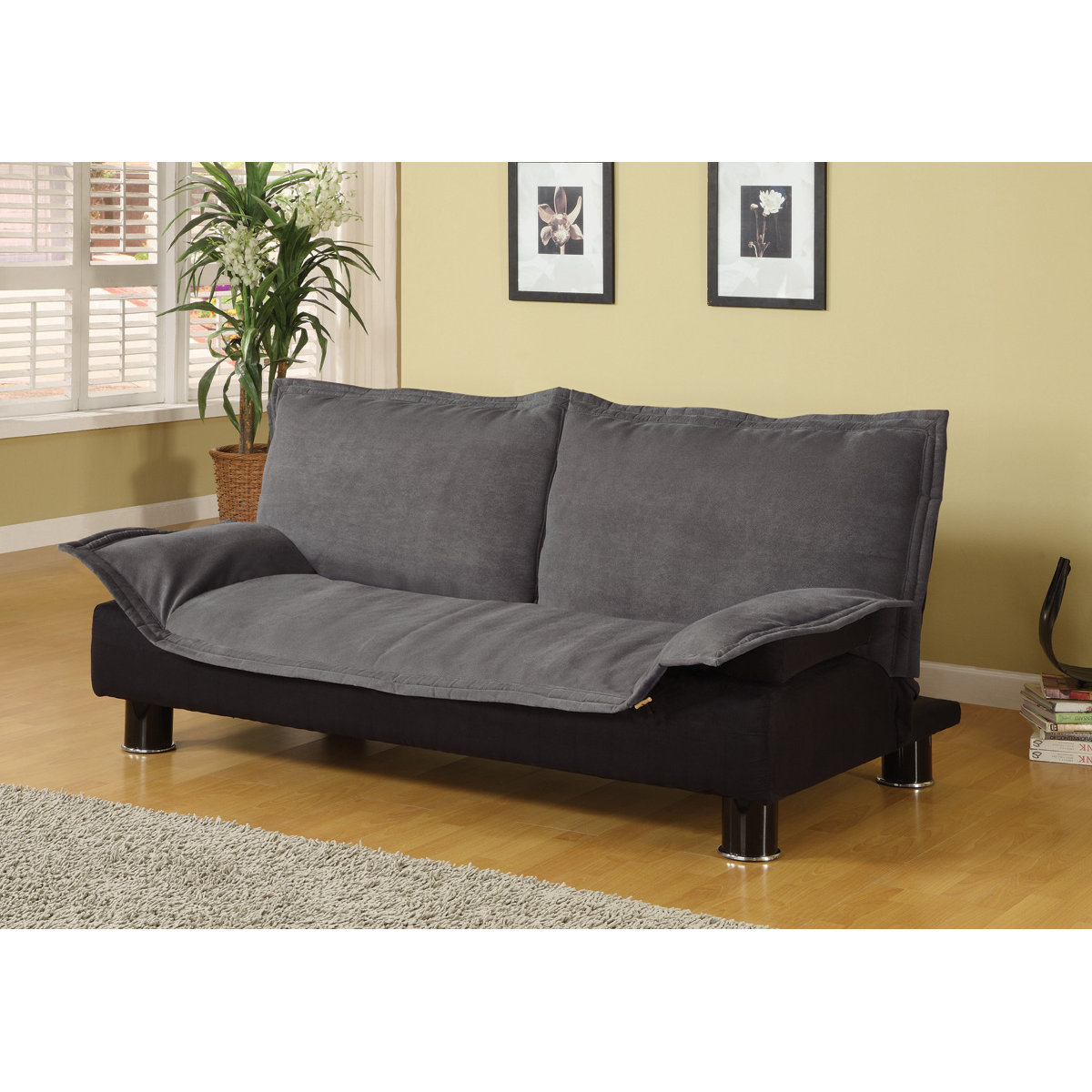 Wildon Home Tarryall Plush Convertible Sofa On Popscreen