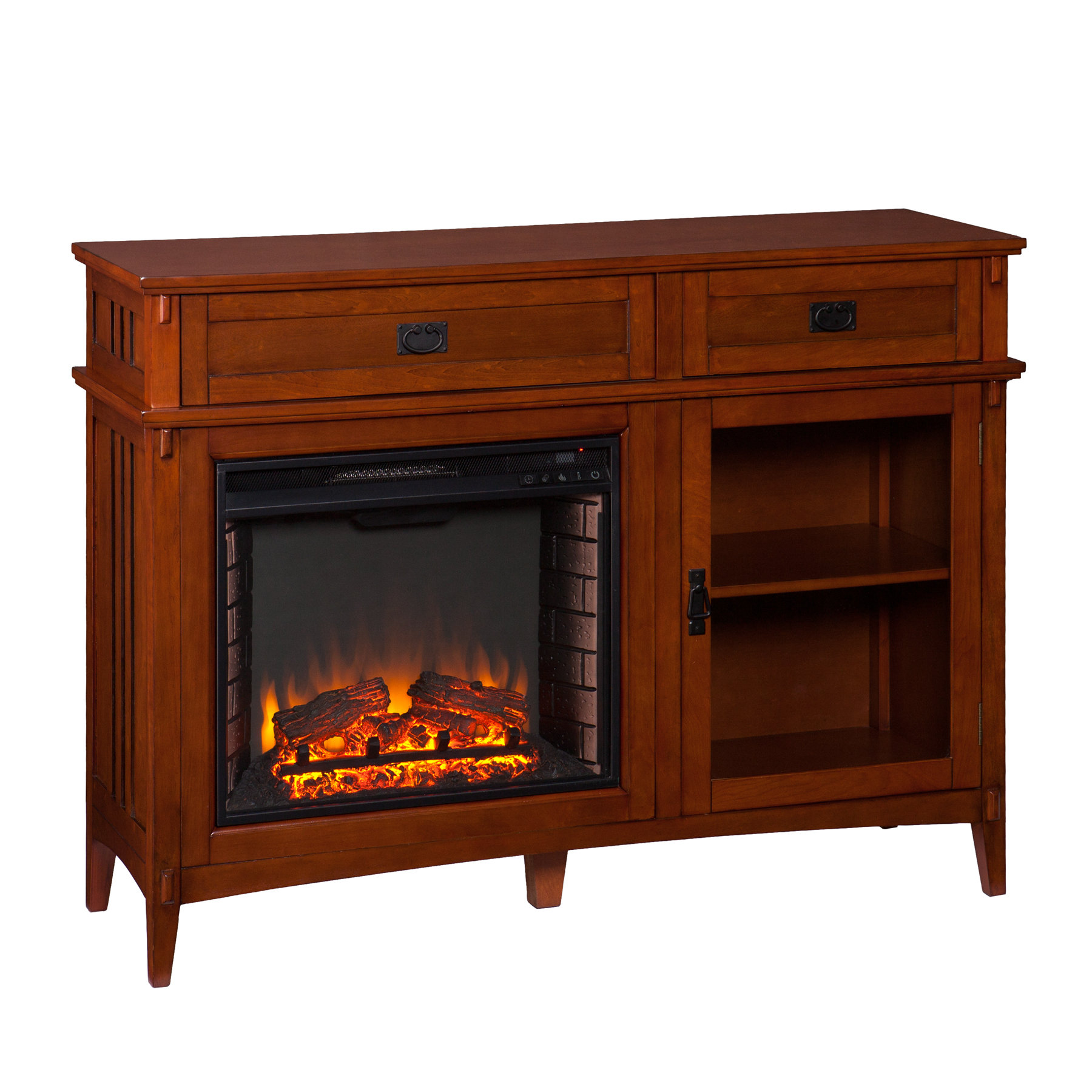 Wildon Home ® Hicks Electric Fireplace Console & Reviews Wayfair