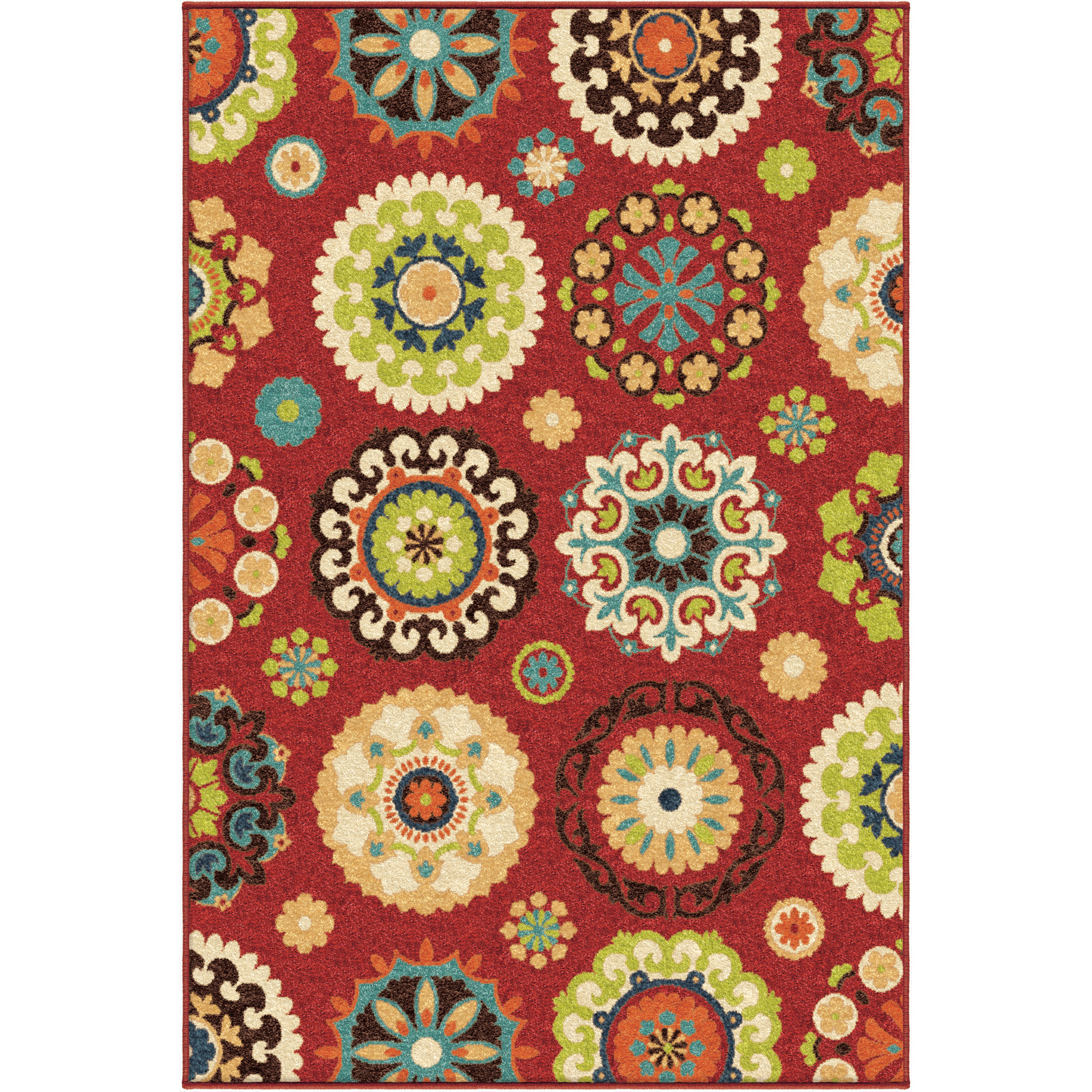 Threadbind Amboasary Red Outdoor Area Rug & Reviews Wayfair