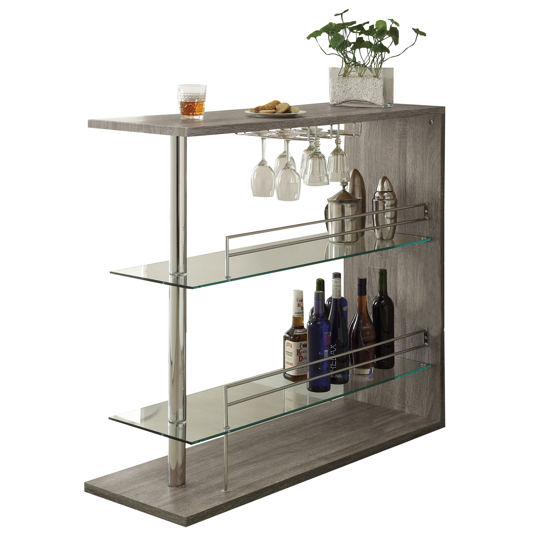 Wildon Home ® Bar with Wine Storage & Reviews Wayfair