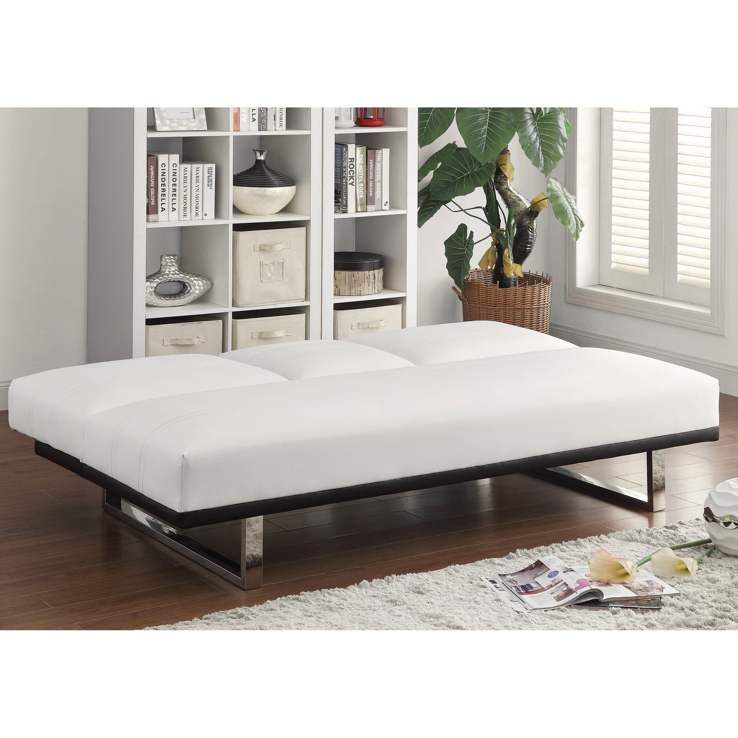 Wildon Home ® Leather Sleeper Sofa & Reviews Wayfair