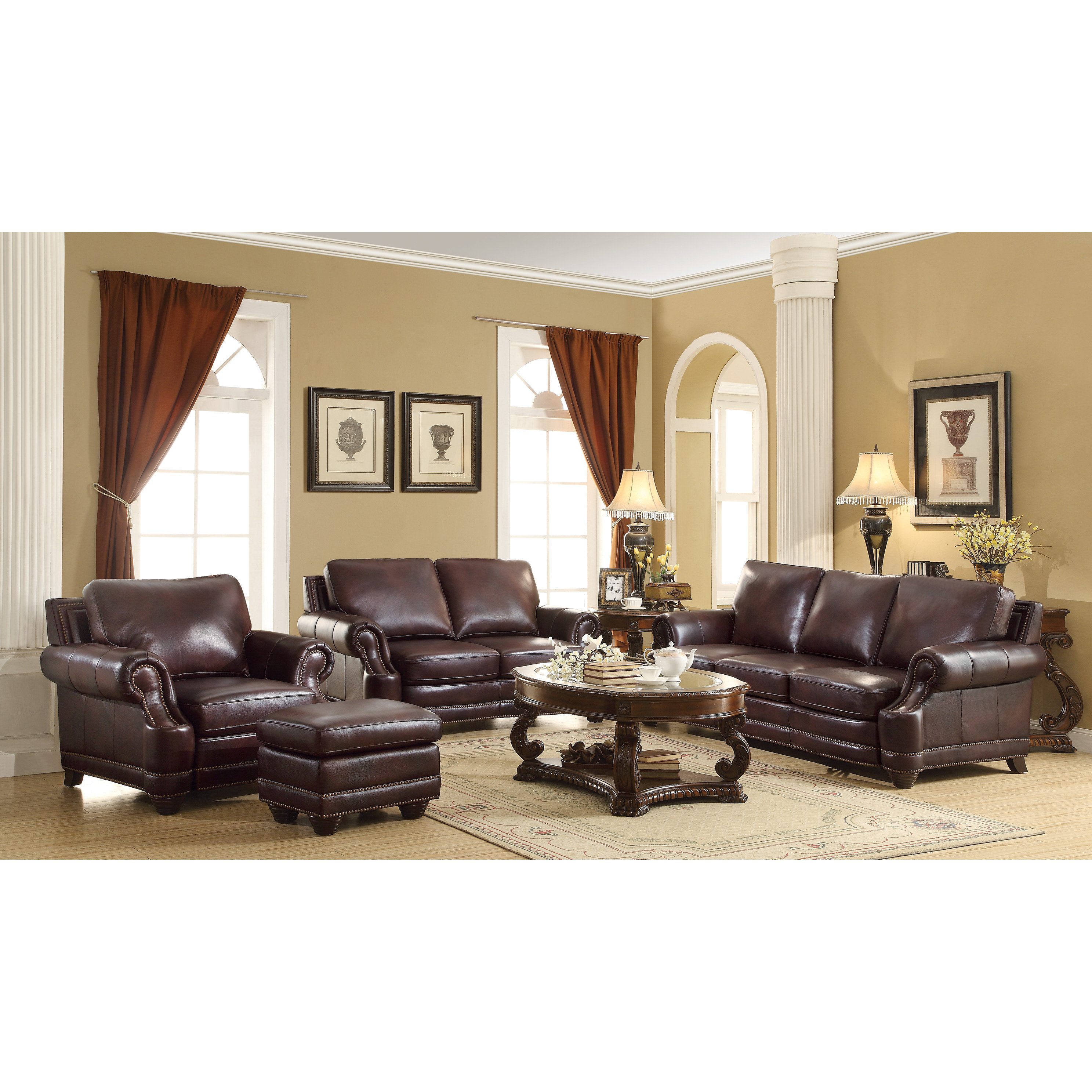 Leather Loveseat Wayfair