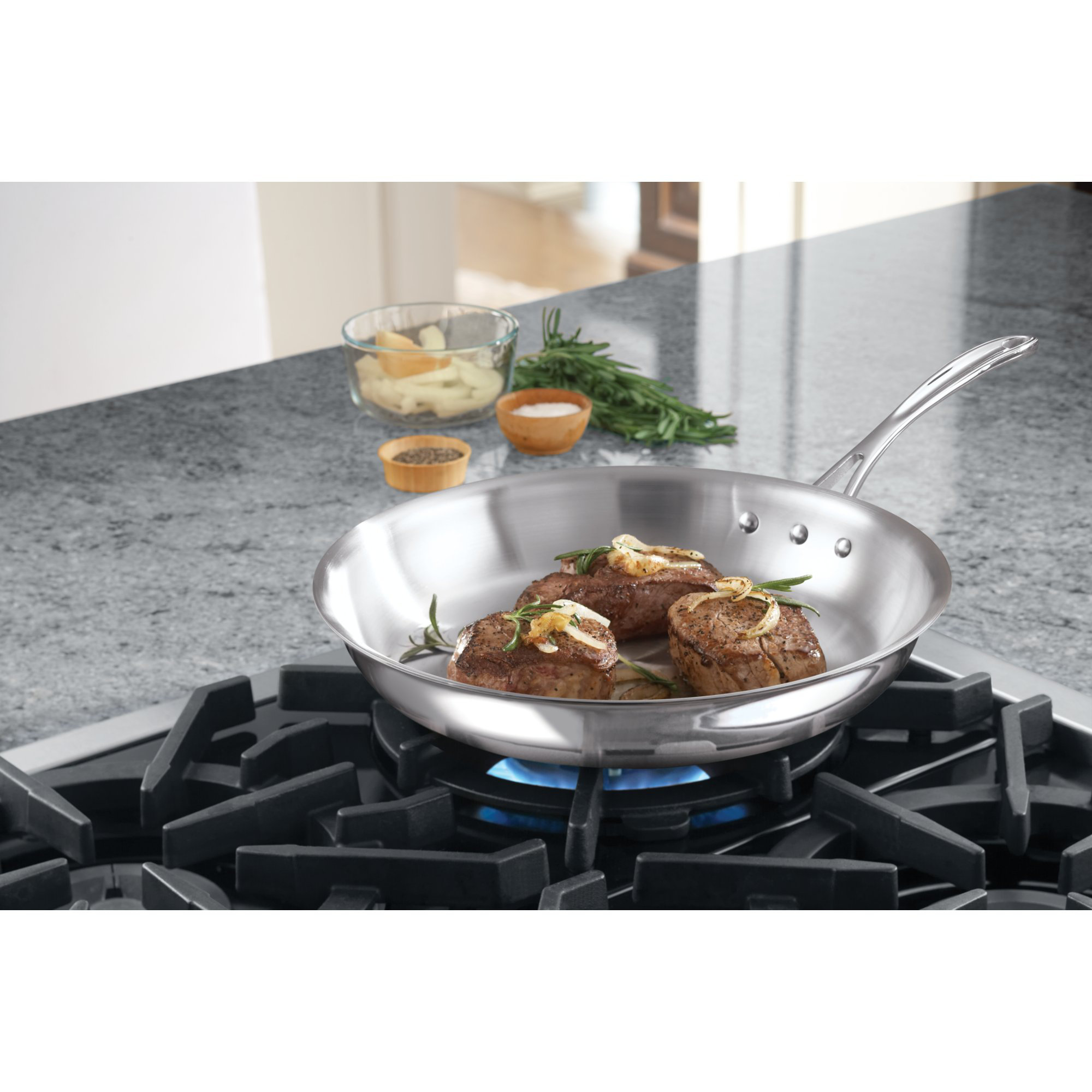 Calphalon TriPly Stainless Steel Frying Pan & Reviews Wayfair
