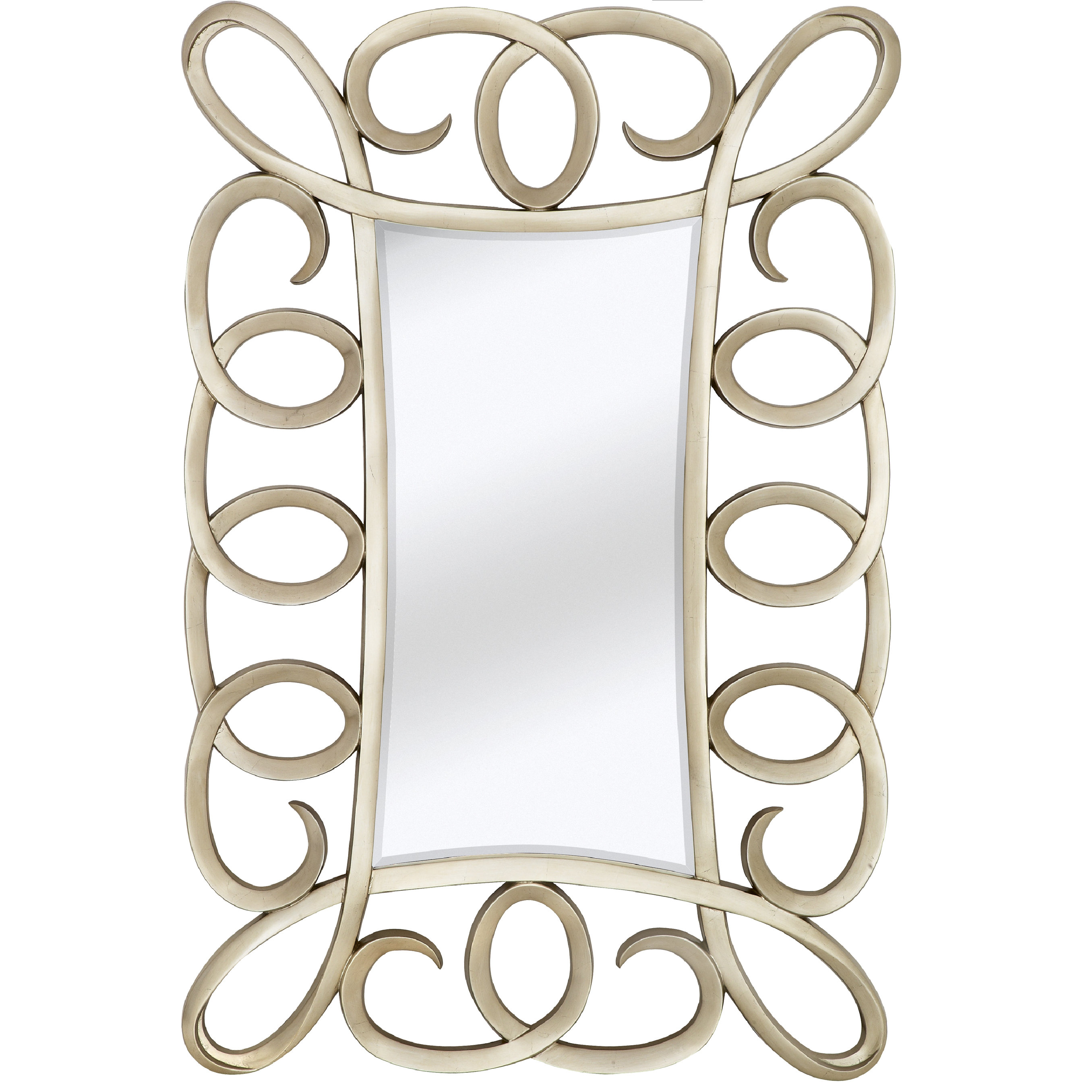 Majestic Mirror Large Contemporary Mirror with Decorative Antique