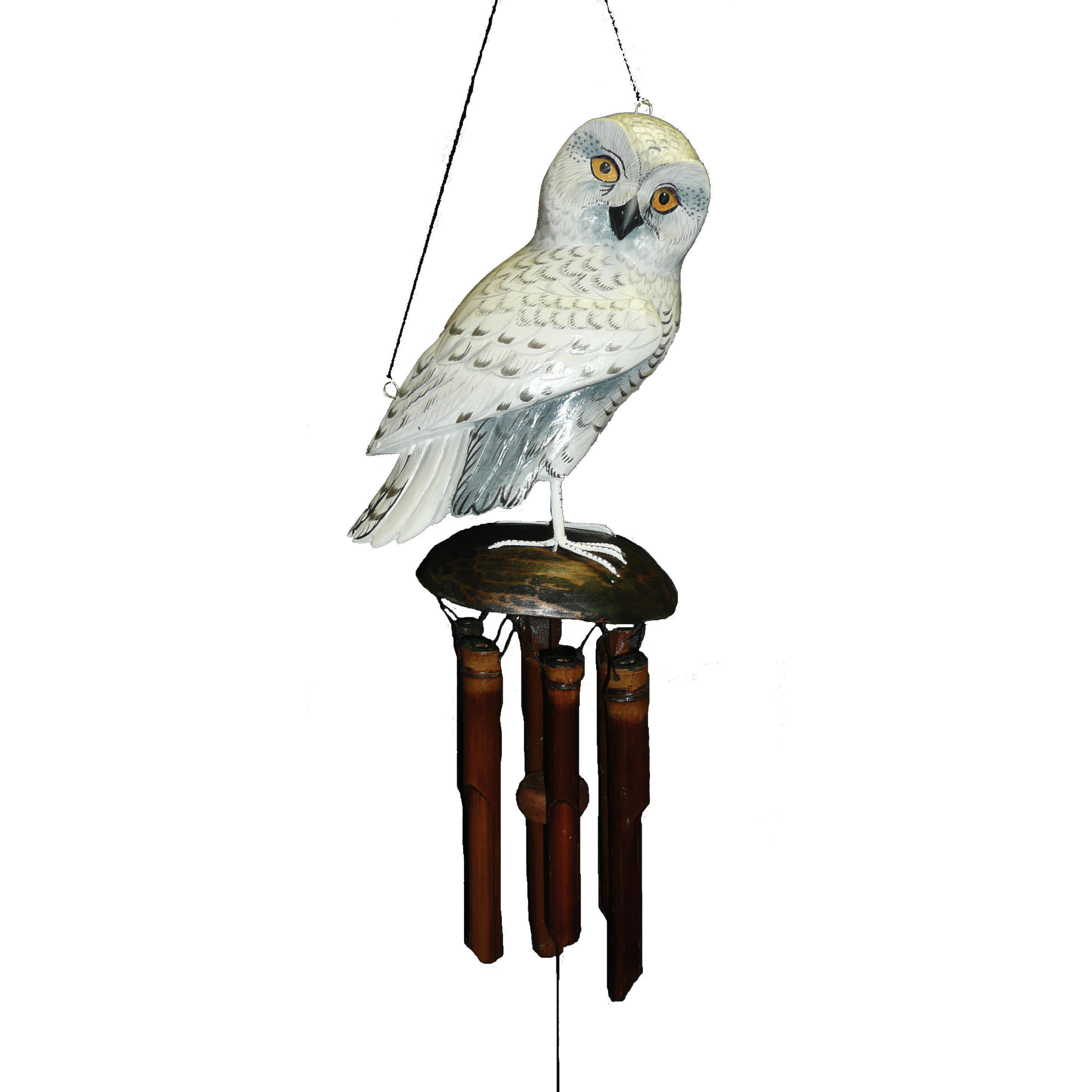 Snowy Owl Wind Chime Wayfair