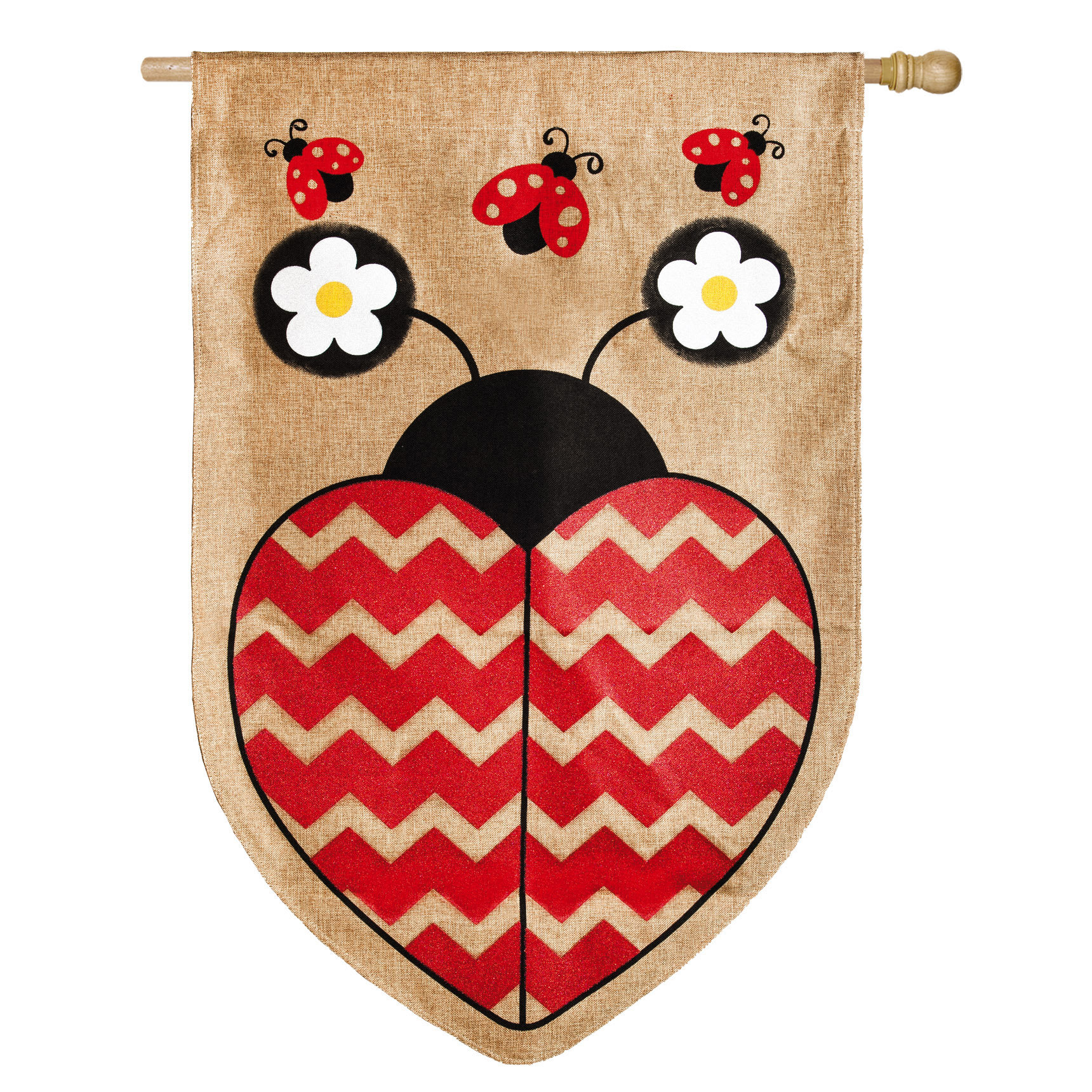 Love Ladybug Garden Flag | Wayfair