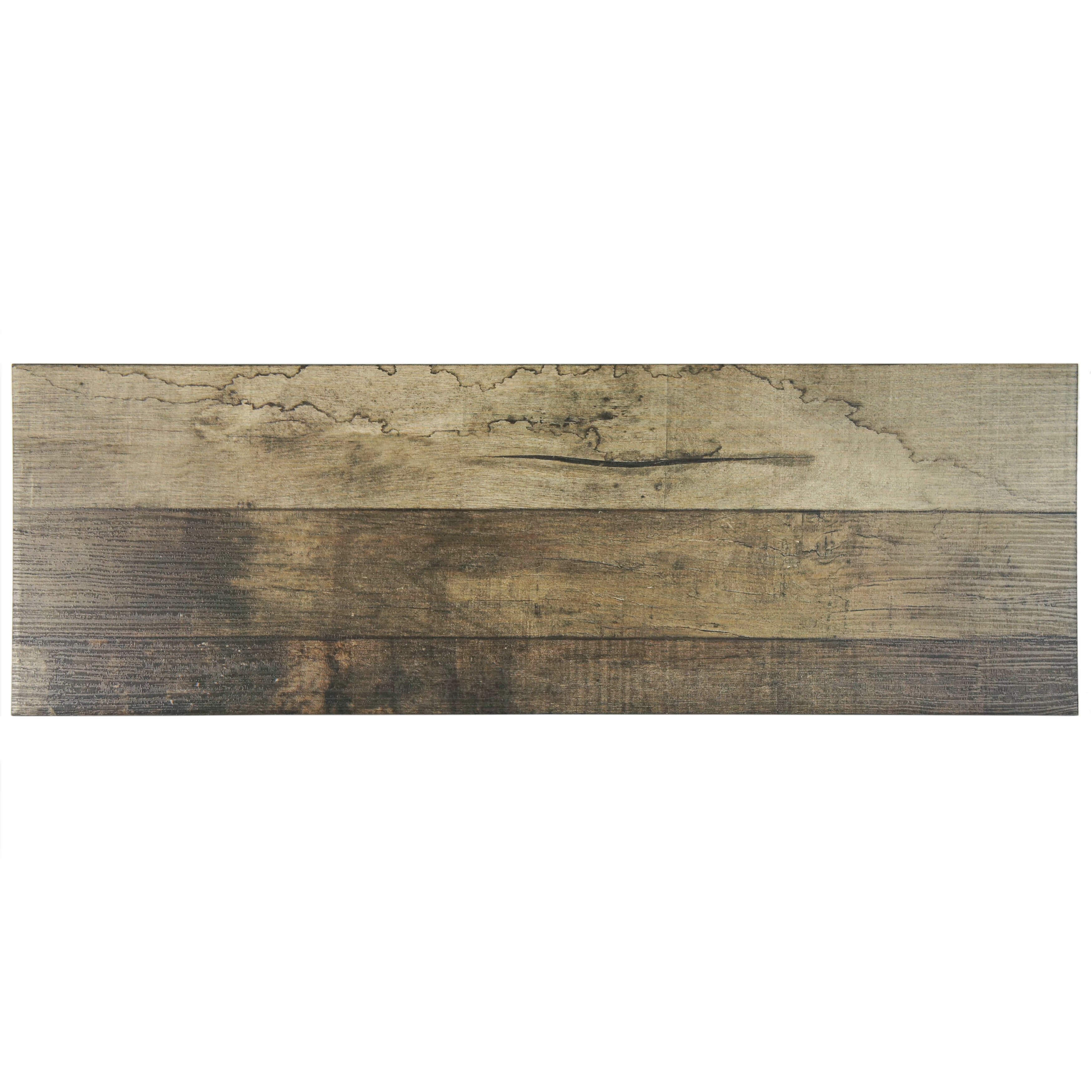 Lena 7.88 x 23.63 Ceramic Wood Tile in Beige by EliteTile