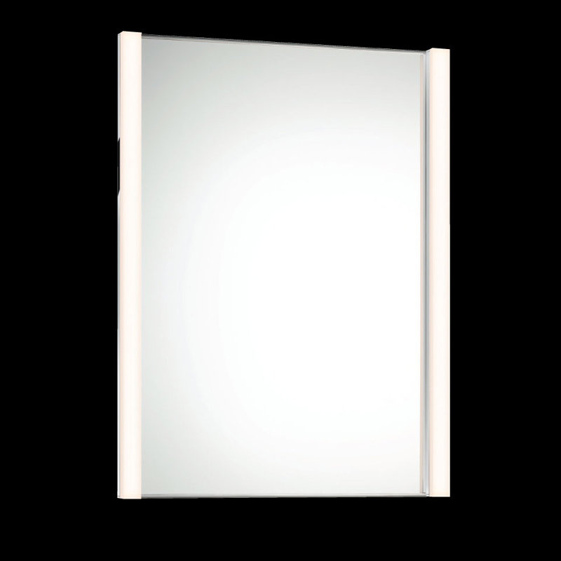 LED Vertical 2 Light Vanity Light with Mirror Wayfair
