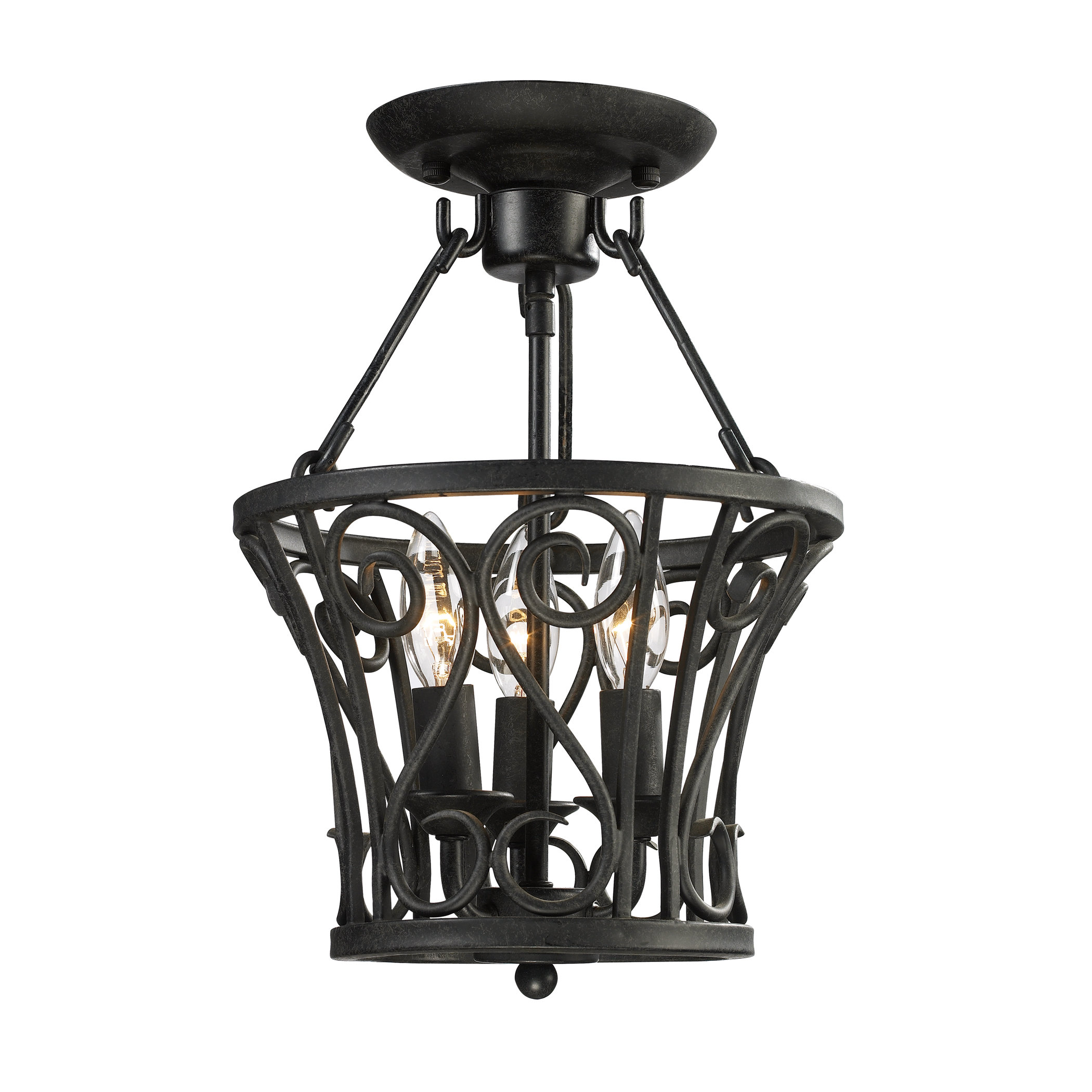 Santiago 3 Light Foyer Hanging Foyer Pendant Wayfair