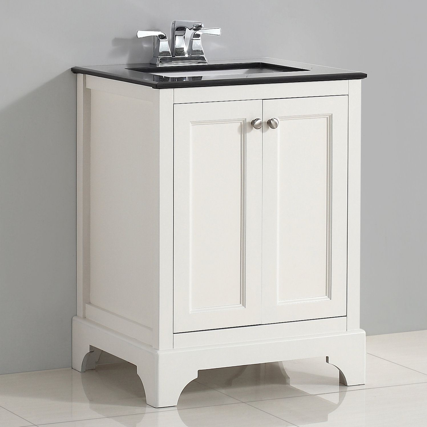 Simpli Home Cambridge 25" Single Bathroom Vanity Set & Reviews Wayfair