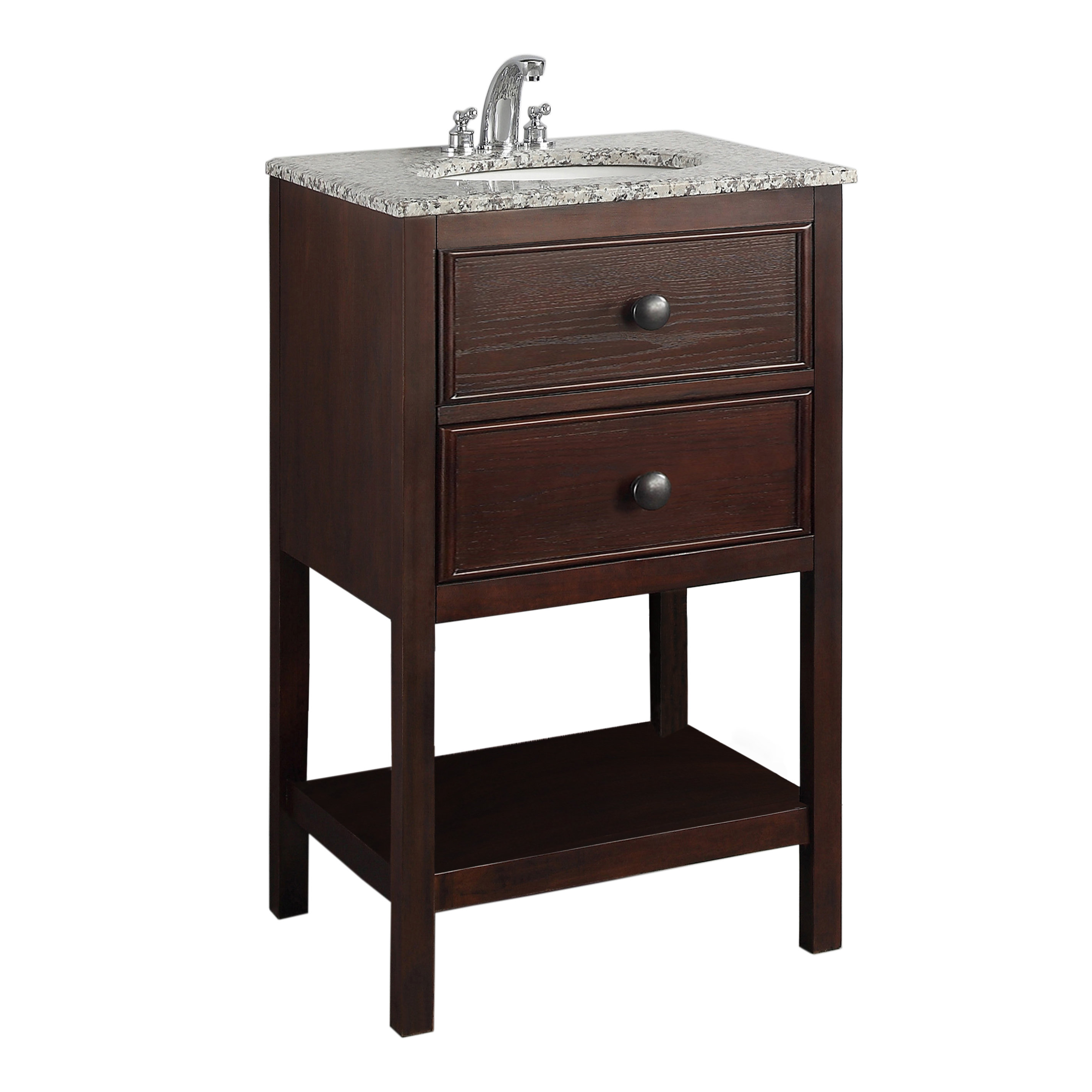 Simpli Home Burnaby 21quot; Single Bathroom Vanity Set amp; Reviews  Wayfair