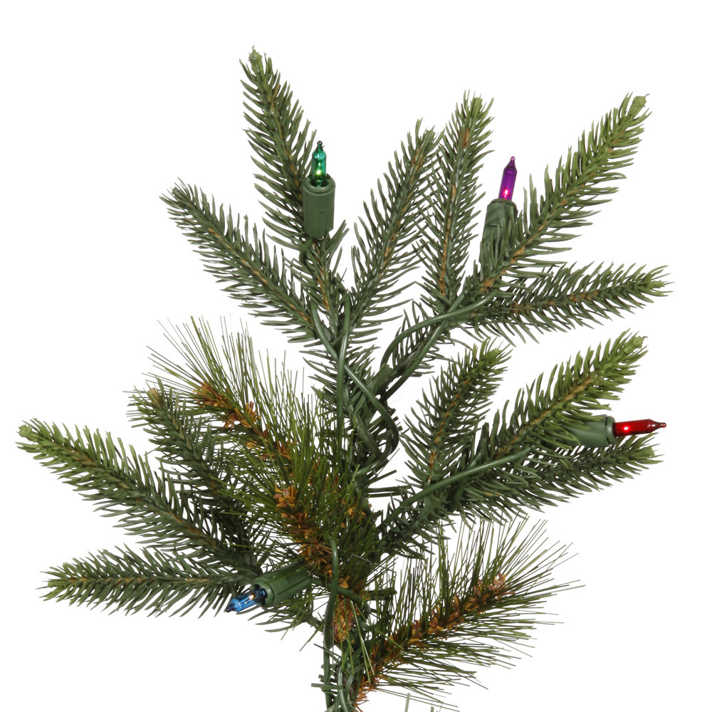 Shawnee Fir 7' Green Alpine Artificial Christmas Tree with 350