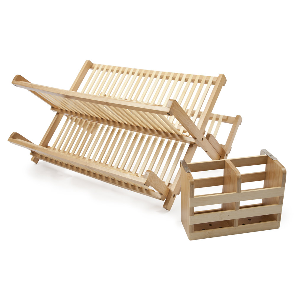 Core Bamboo Dish Rack with Utensil Holder & Reviews Wayfair