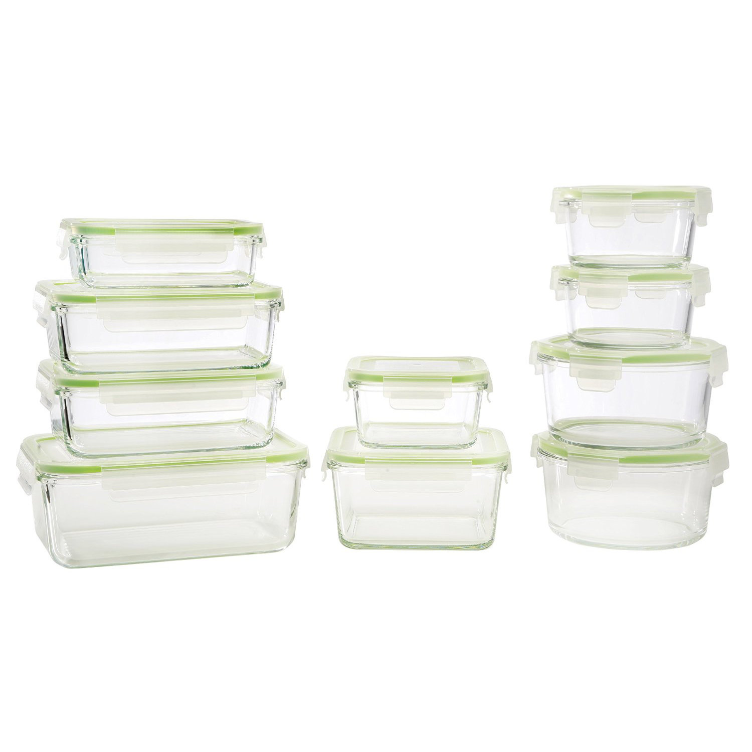 Glassworks 20Piece Oven Safe Glass Food Storage Container Set & Reviews Wayfair